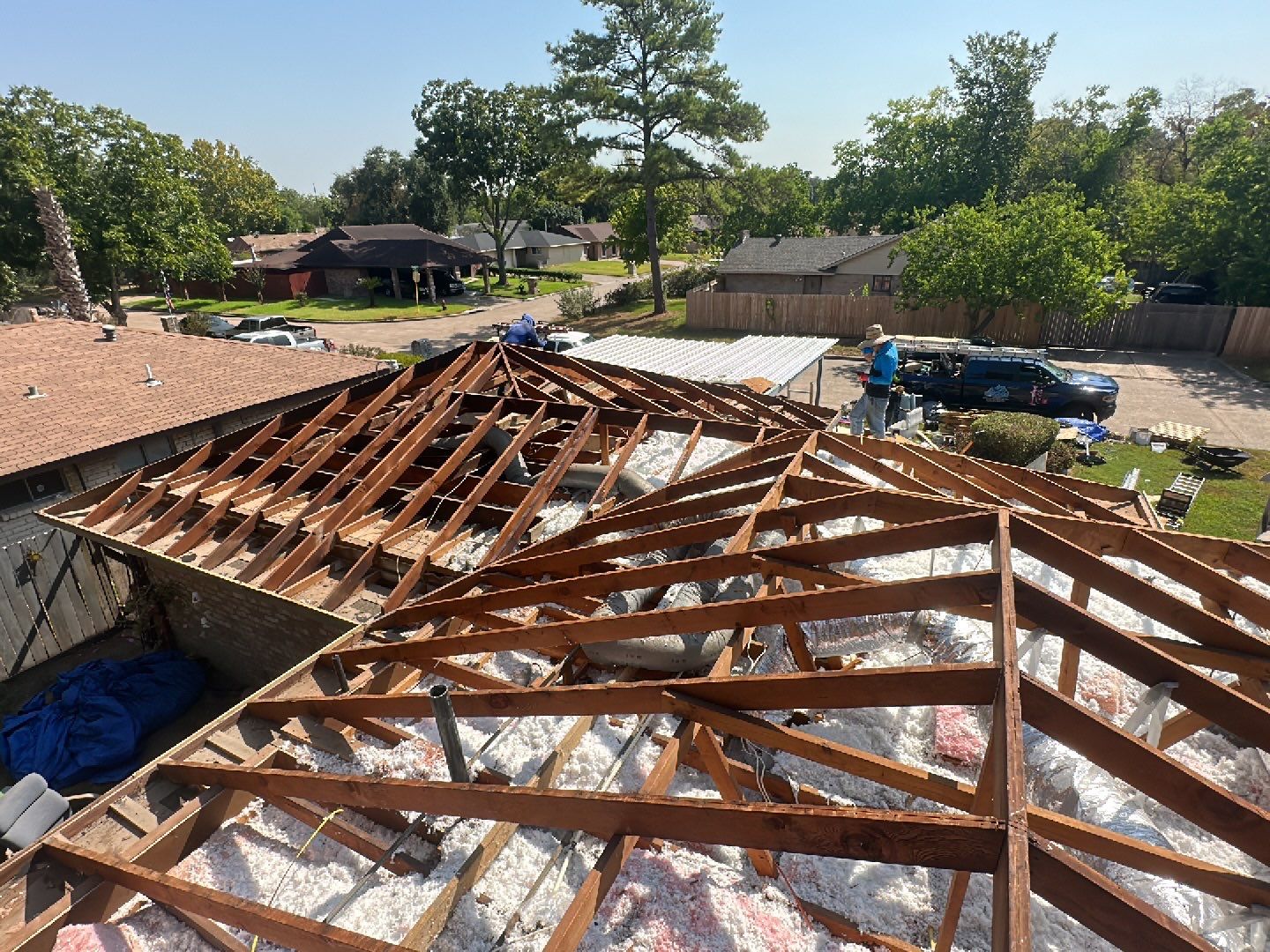 Residential Roofing Installation using Owen's Corning Duration (Lifetime) Shingles by Roof Repair Company