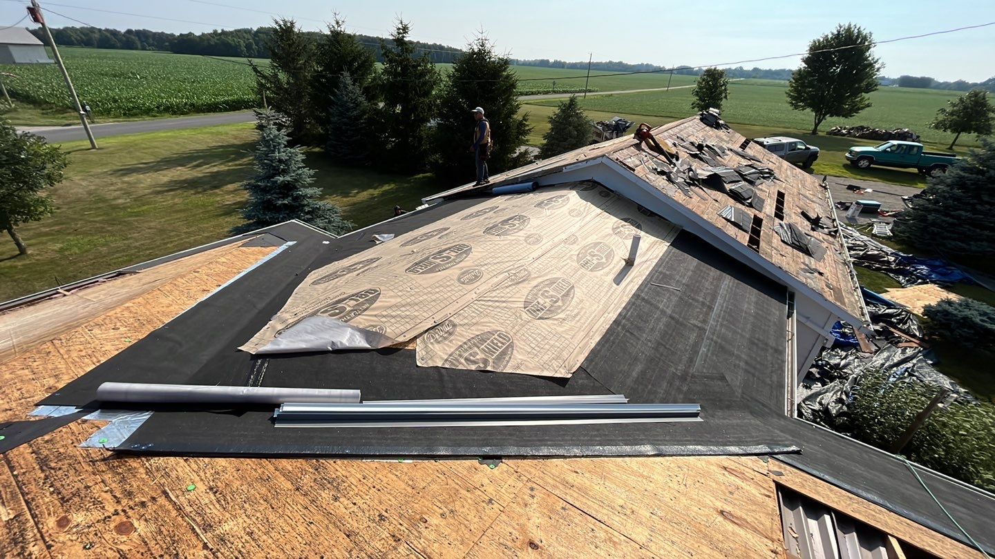 Residential Roofing Installation using GAF Timberline HDZ Charcoal by Nitro Roofing and Construction