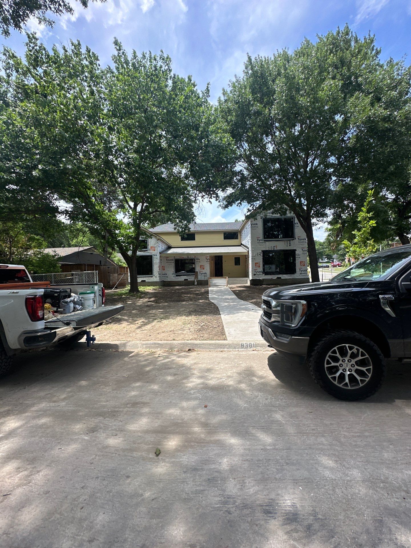 Full install on this new beautiful custom home in Dallas by Apex Insulation Solutions