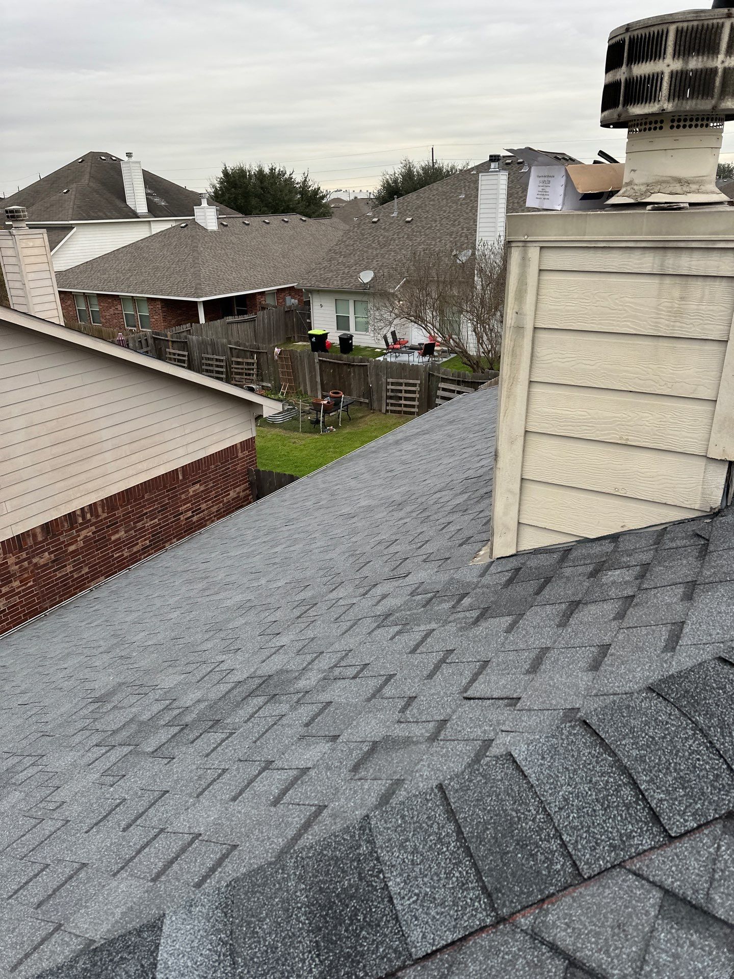 Project in Houston by Motion Roofing