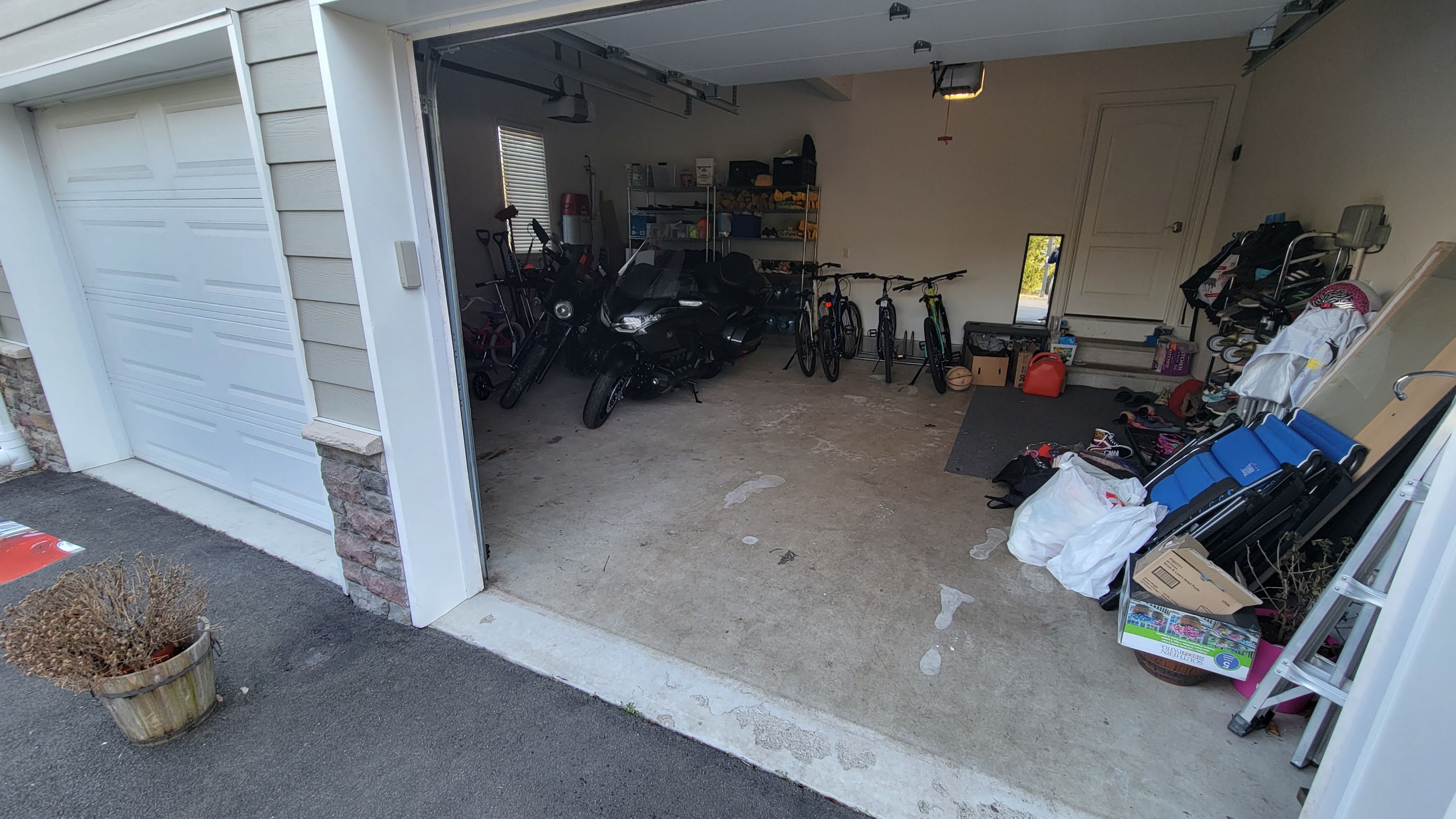 Garage Floor using Penntek Slatestone by Spectrum Painting, LLC