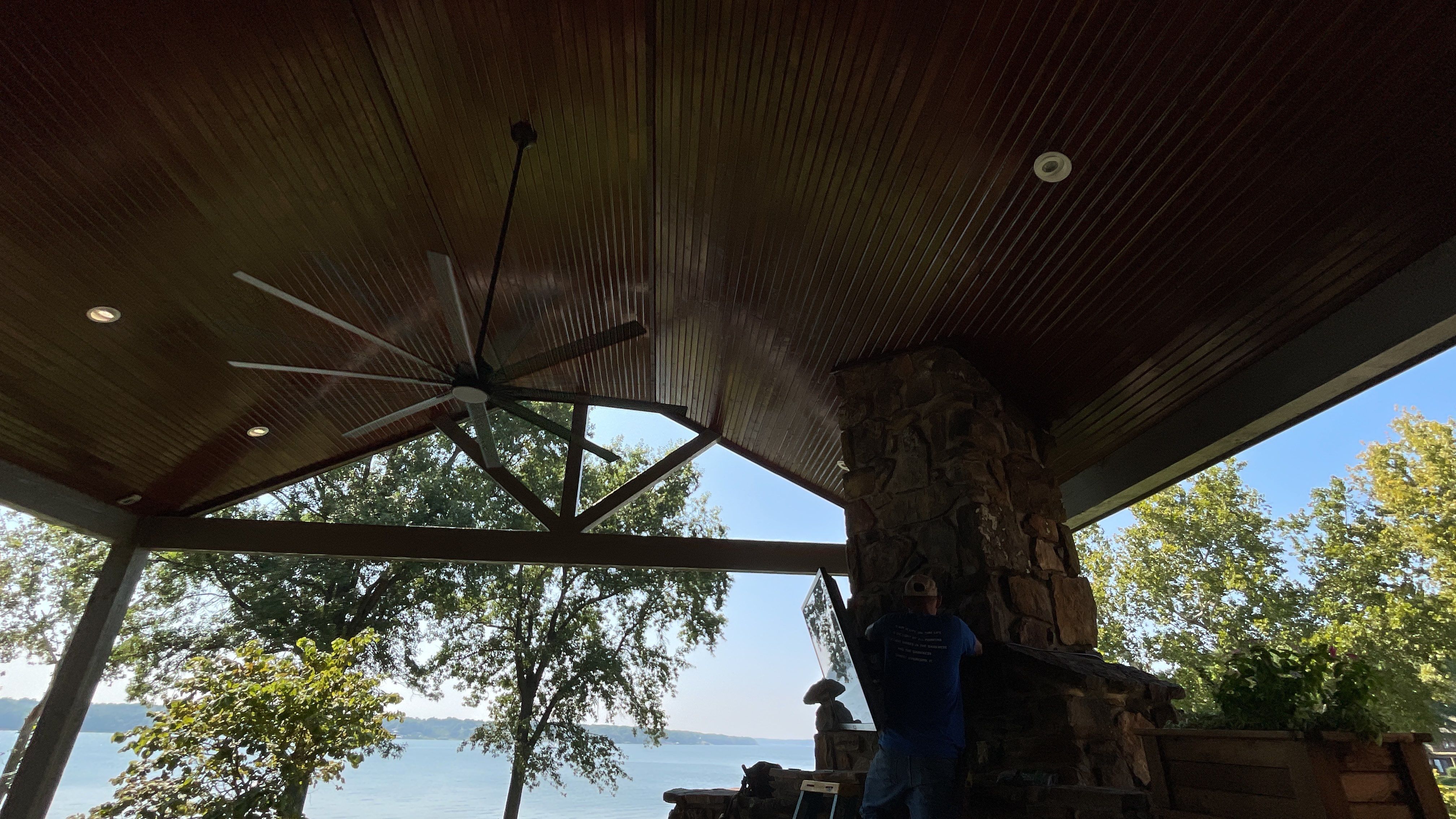 Lakeside Patio Addition by Argent Electric LLC