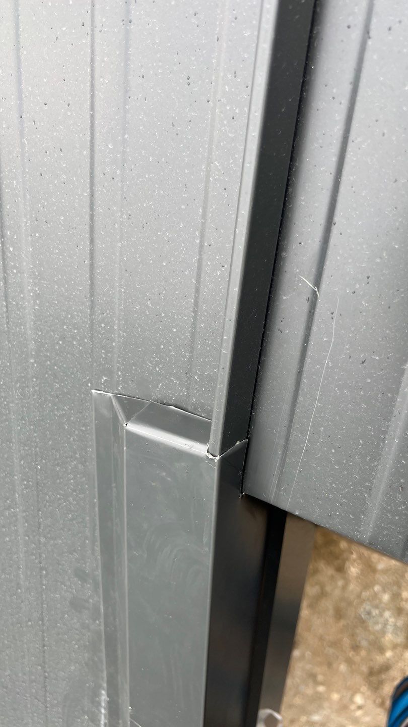 Residential Roofing Installation using 12" Prolok metal by Top Notch Roofing Inc