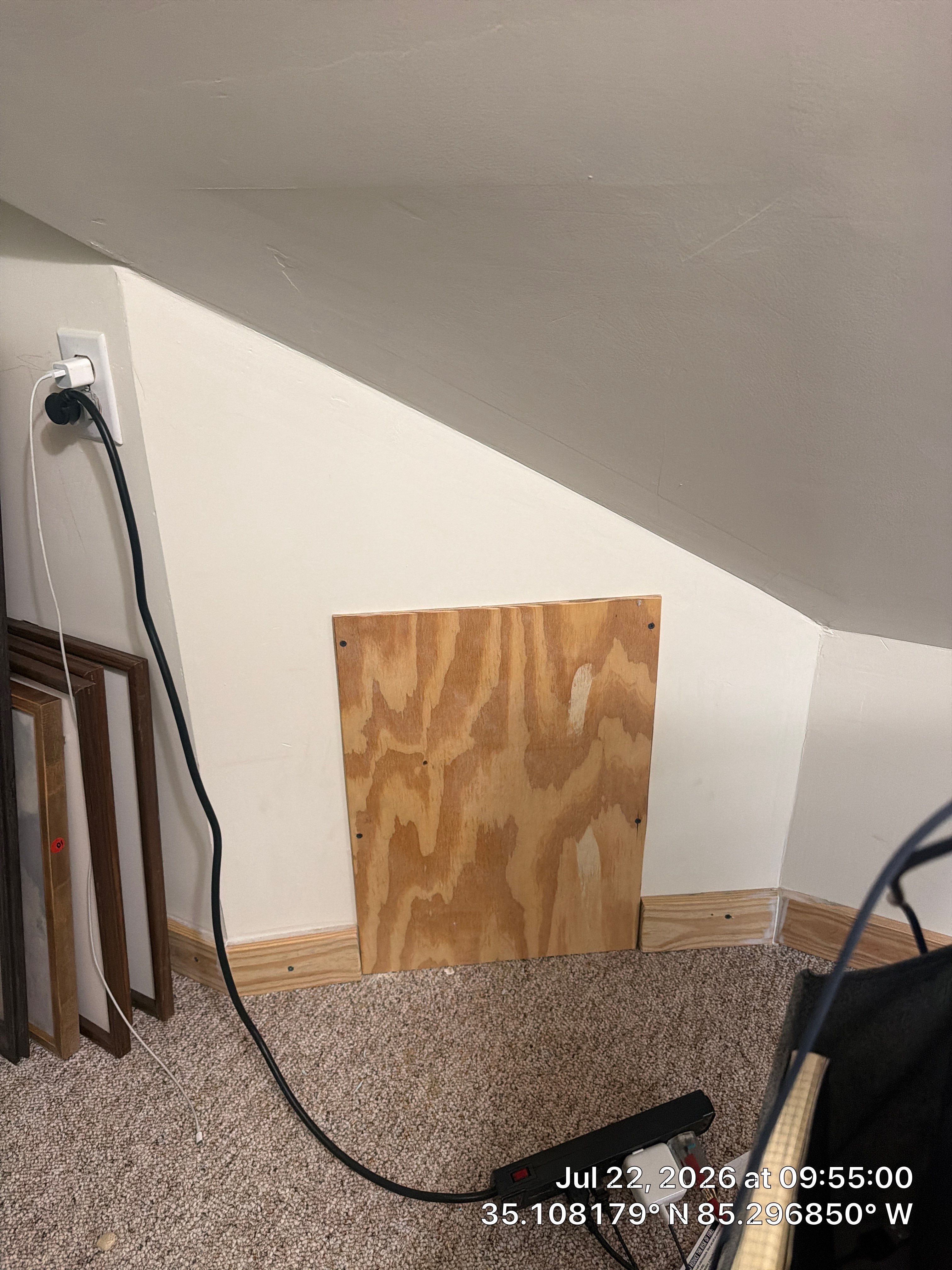 Attic Insulation Sealing and Plywood Access Panel Installation Chattanooga by CompanyCam Sales Demo