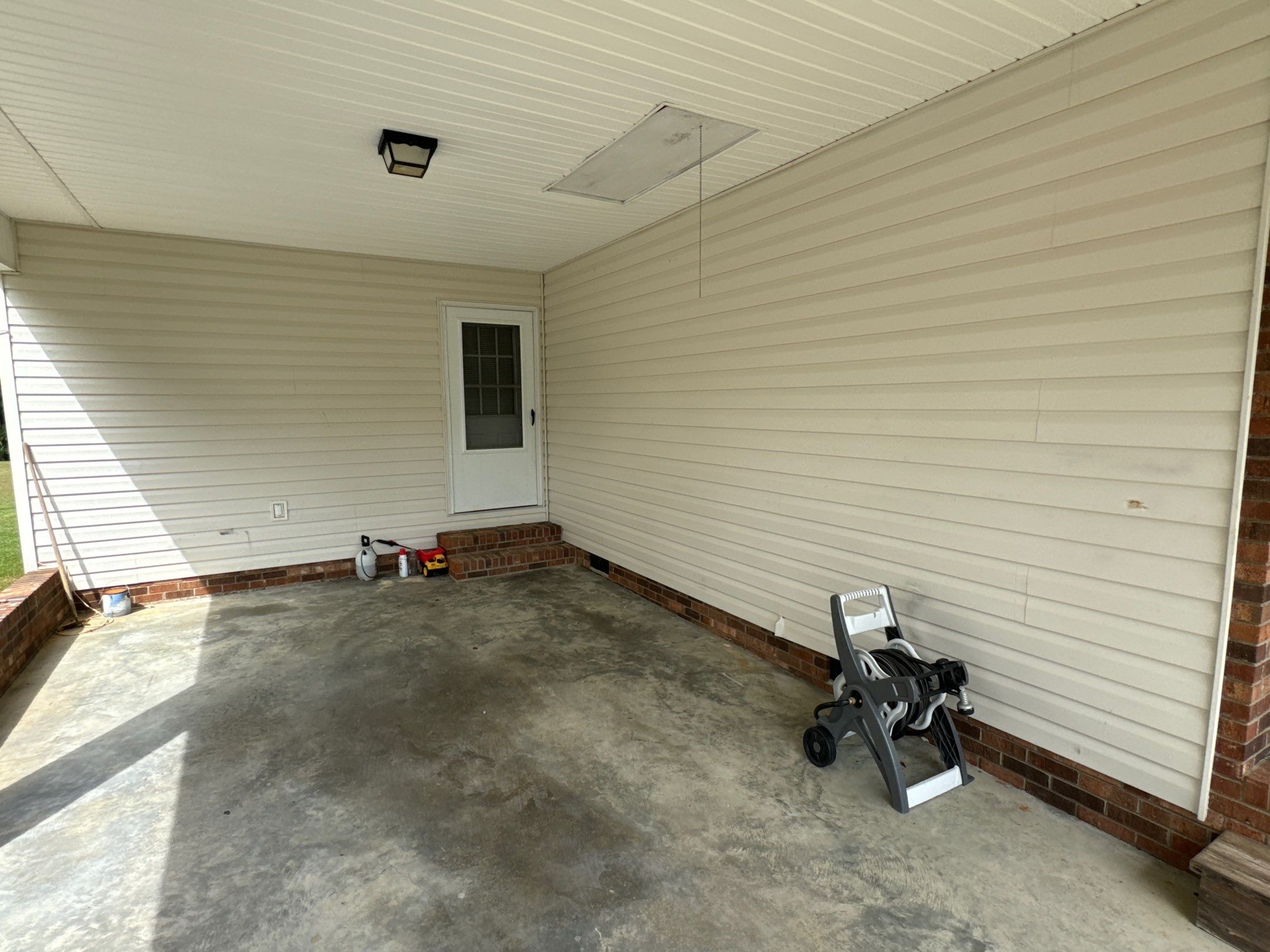 cleaning of siding and concrete surfaces to remove dirt and stains for enhanced appearance and maintenance