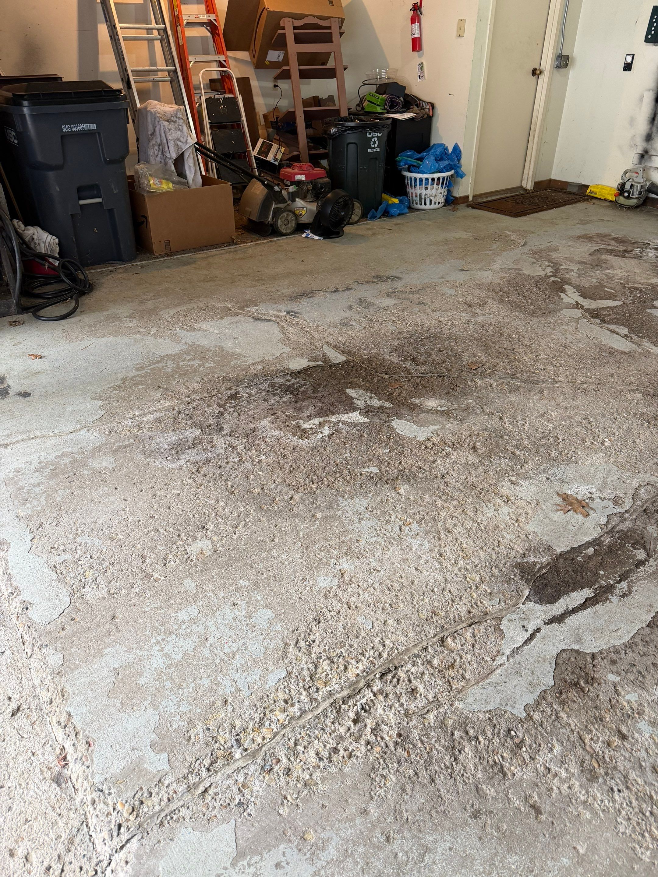 Creekbed Garage Project in Pittsburgh by Floors in a Day, Inc