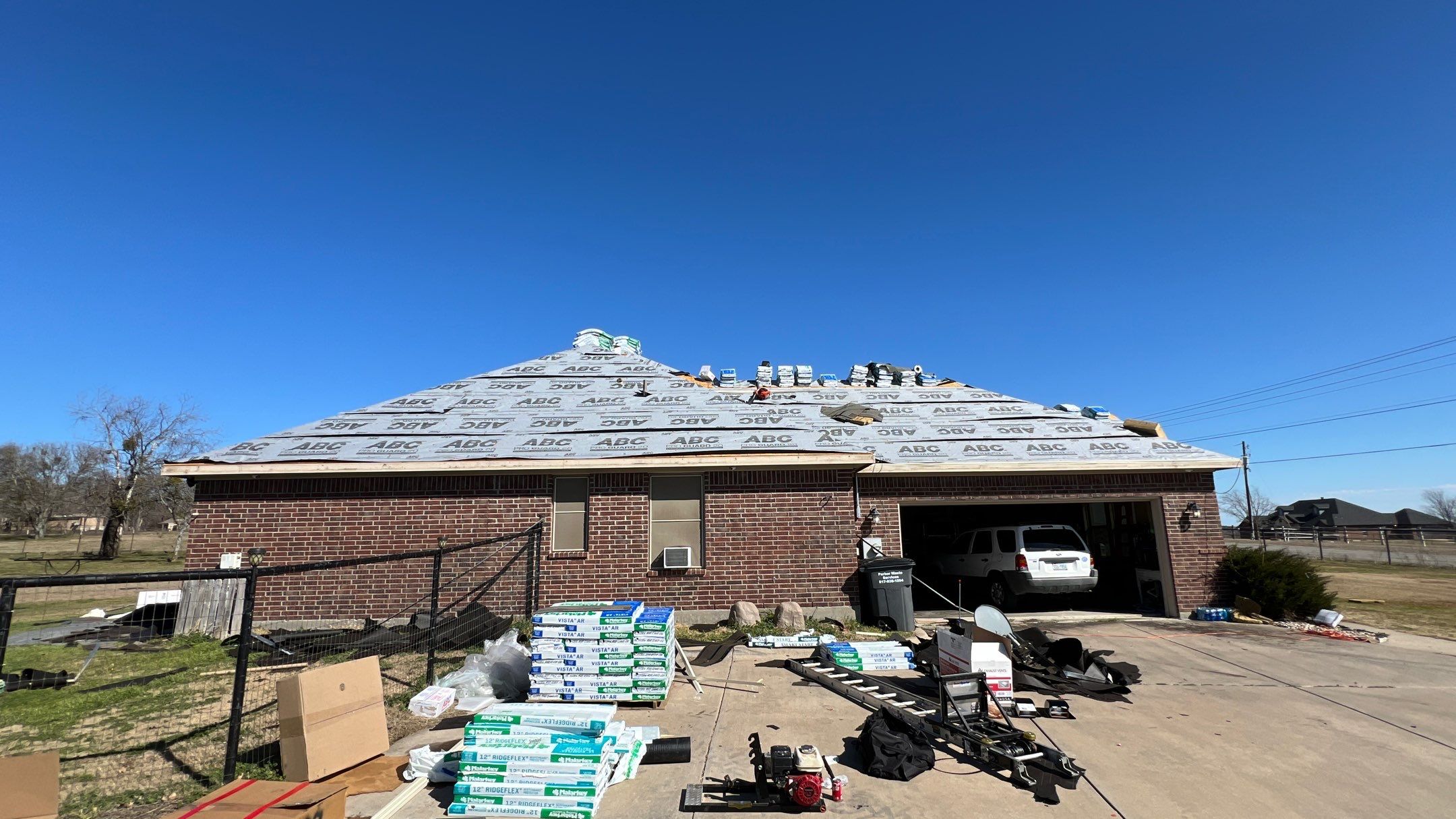 Residential Roofing Installation using Malarkey Vista AR by Harvey Roofing & Construction