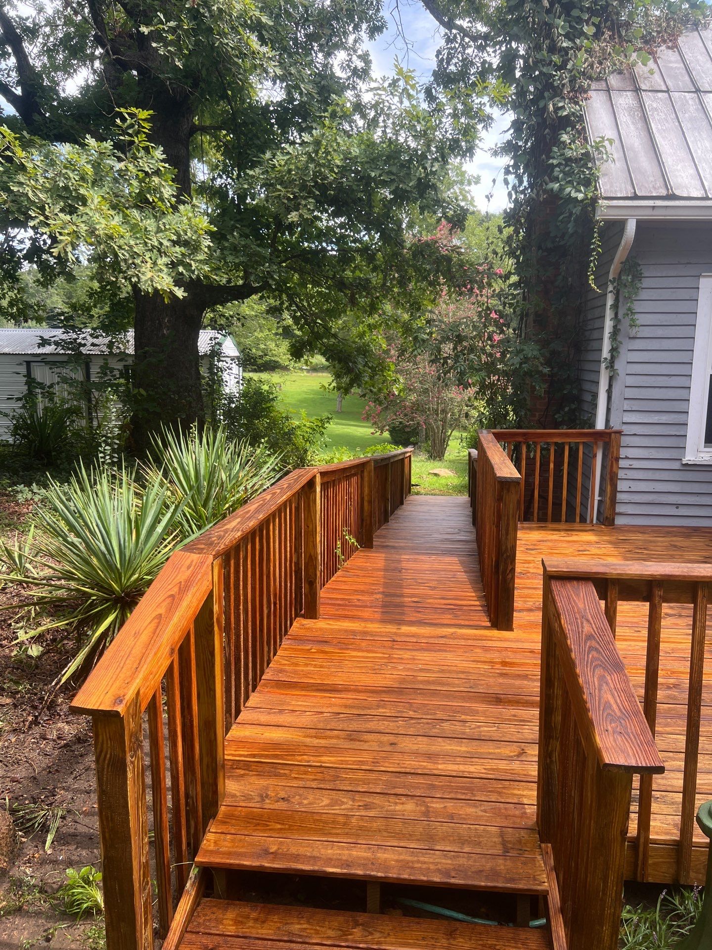 Weathered Deck using Wood Sealant by DuraSeal