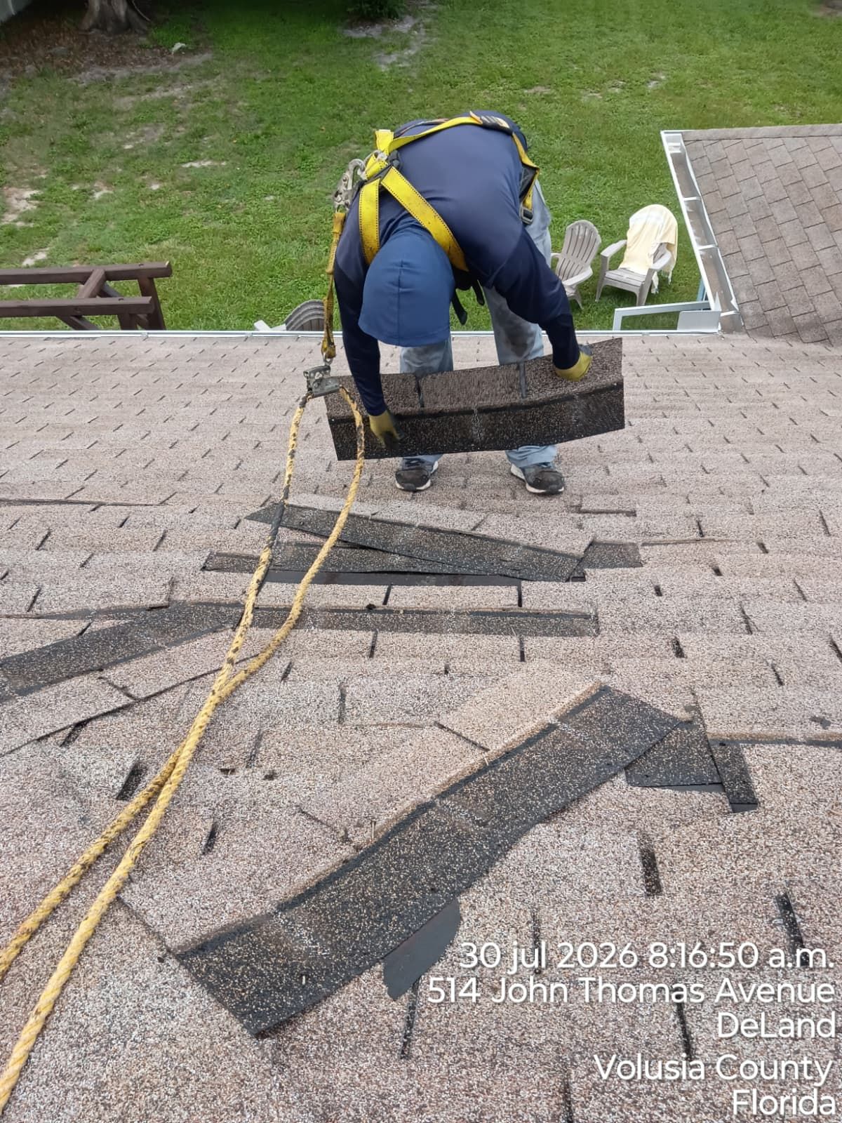 Atlas Pinnacle Pristine Oyster Shell Roof Installation in DeLand by Pinnacle Roofing Group