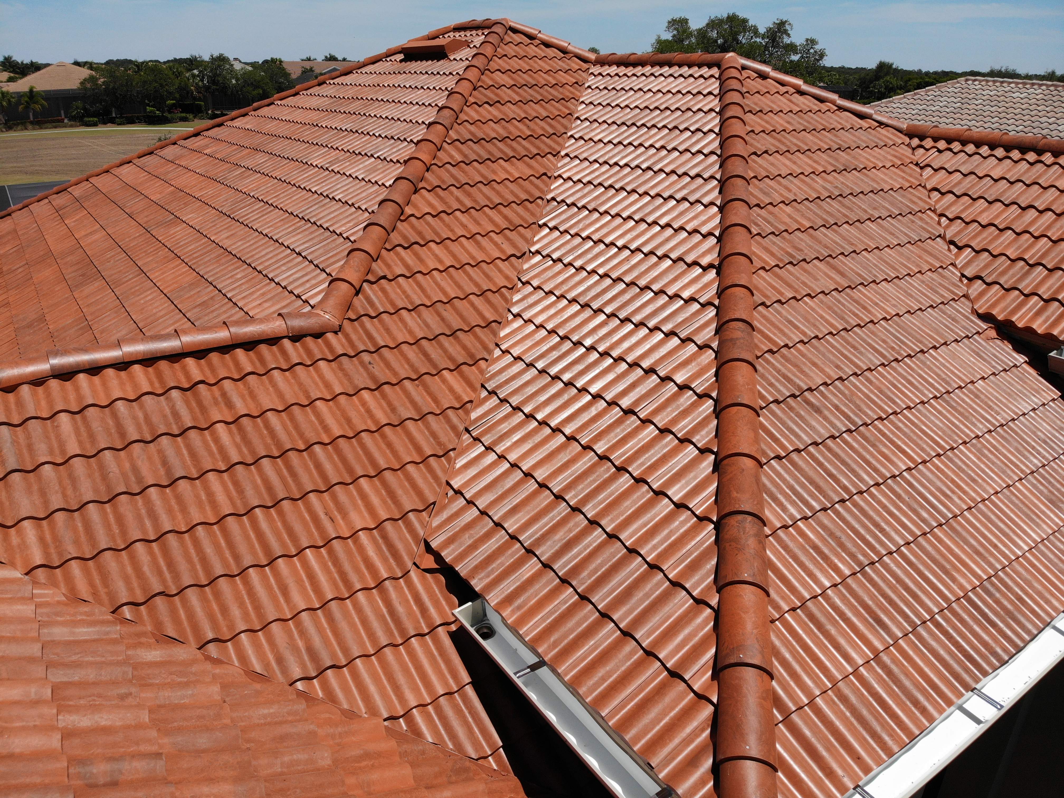 Residential Roofing Installation using Composite Spanish Tile by International Roofing