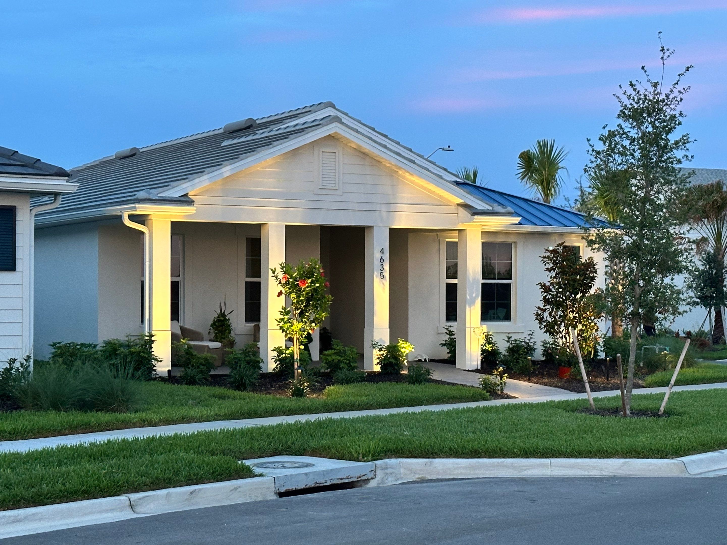 Architectural and Landscape Lighting Installation in Bradenton, Florida by Illuminate Landscape Designs