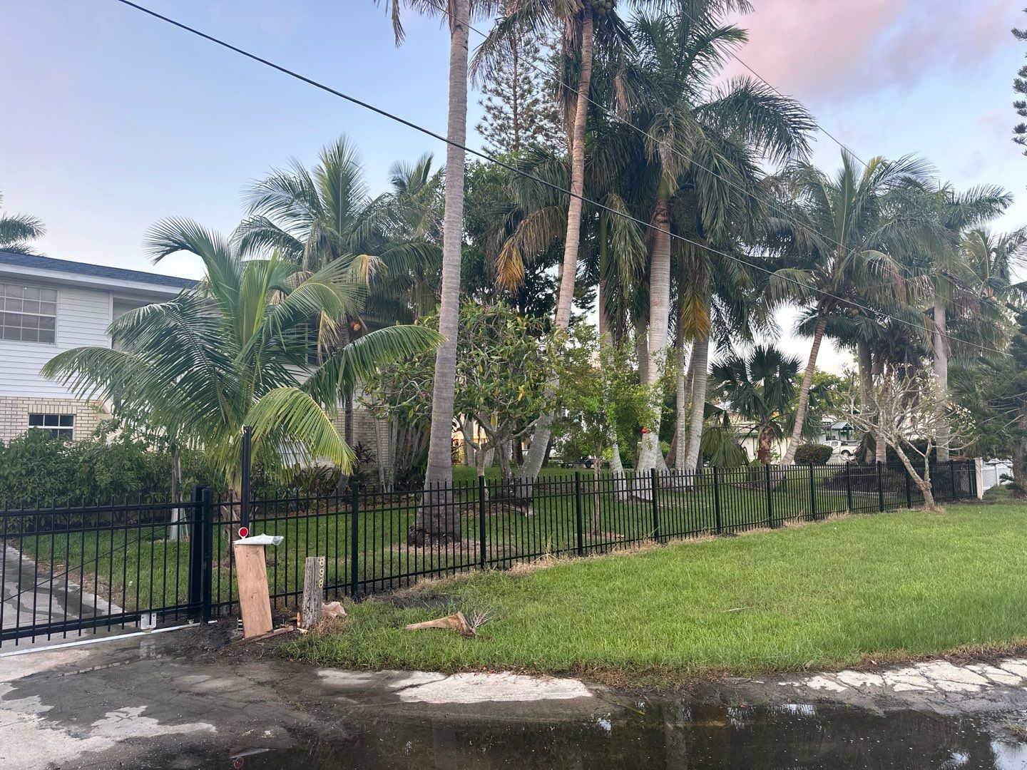 Aluminum Fence Installation using 3 Rail Aluminum Fence by Asap fence and gates, LLC