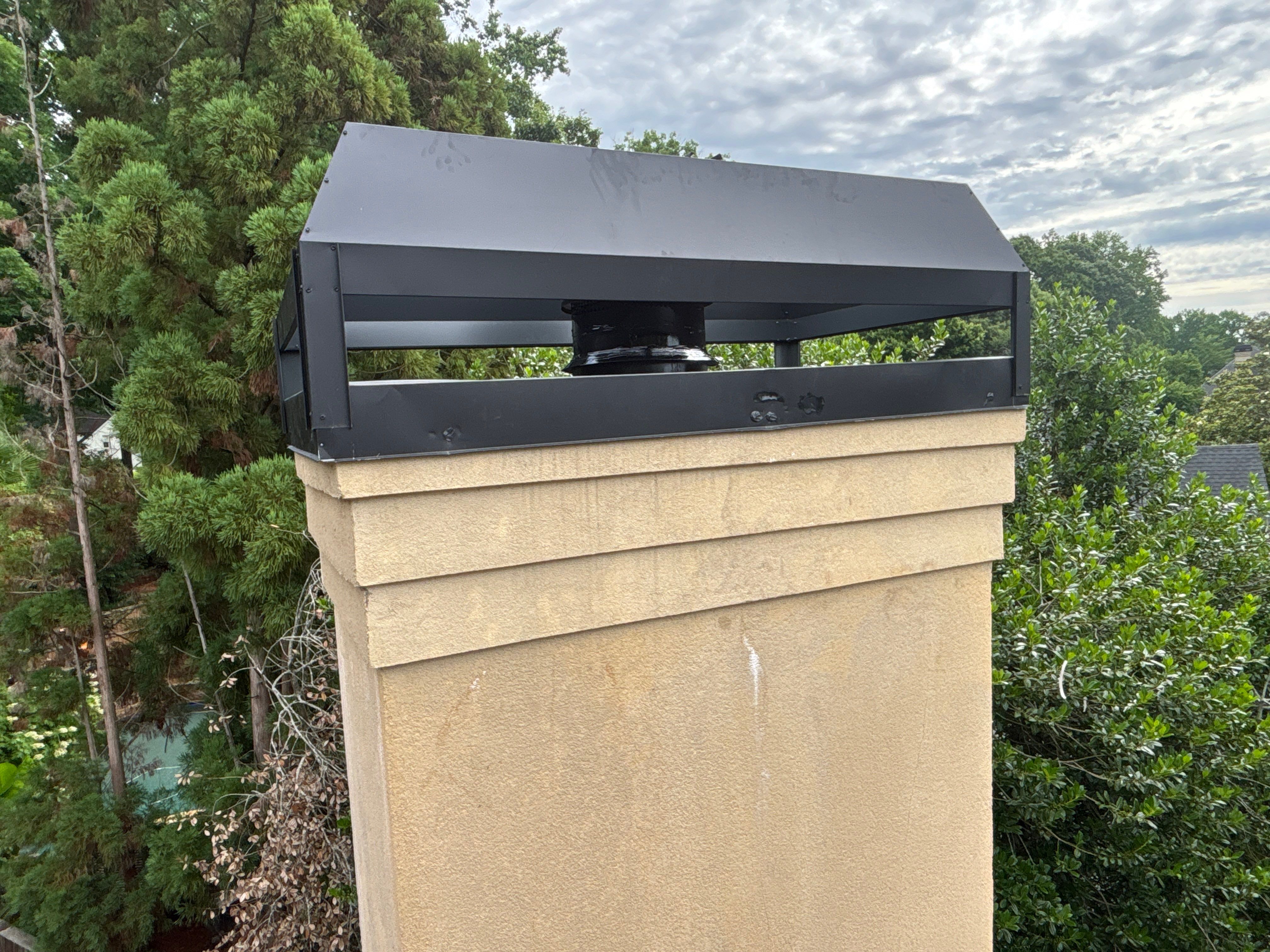 Replace Chimney cap by Deerfield Roofing LLC