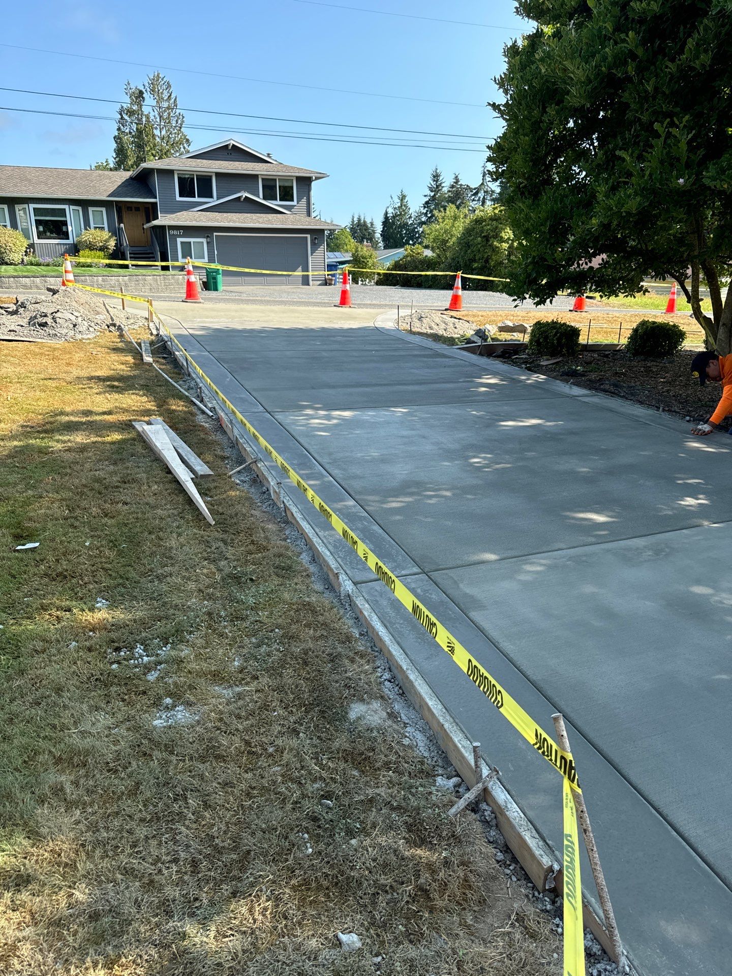 Rodd | Concrete Driveway Extentension by Jireh Asphalt & Concrete Inc 