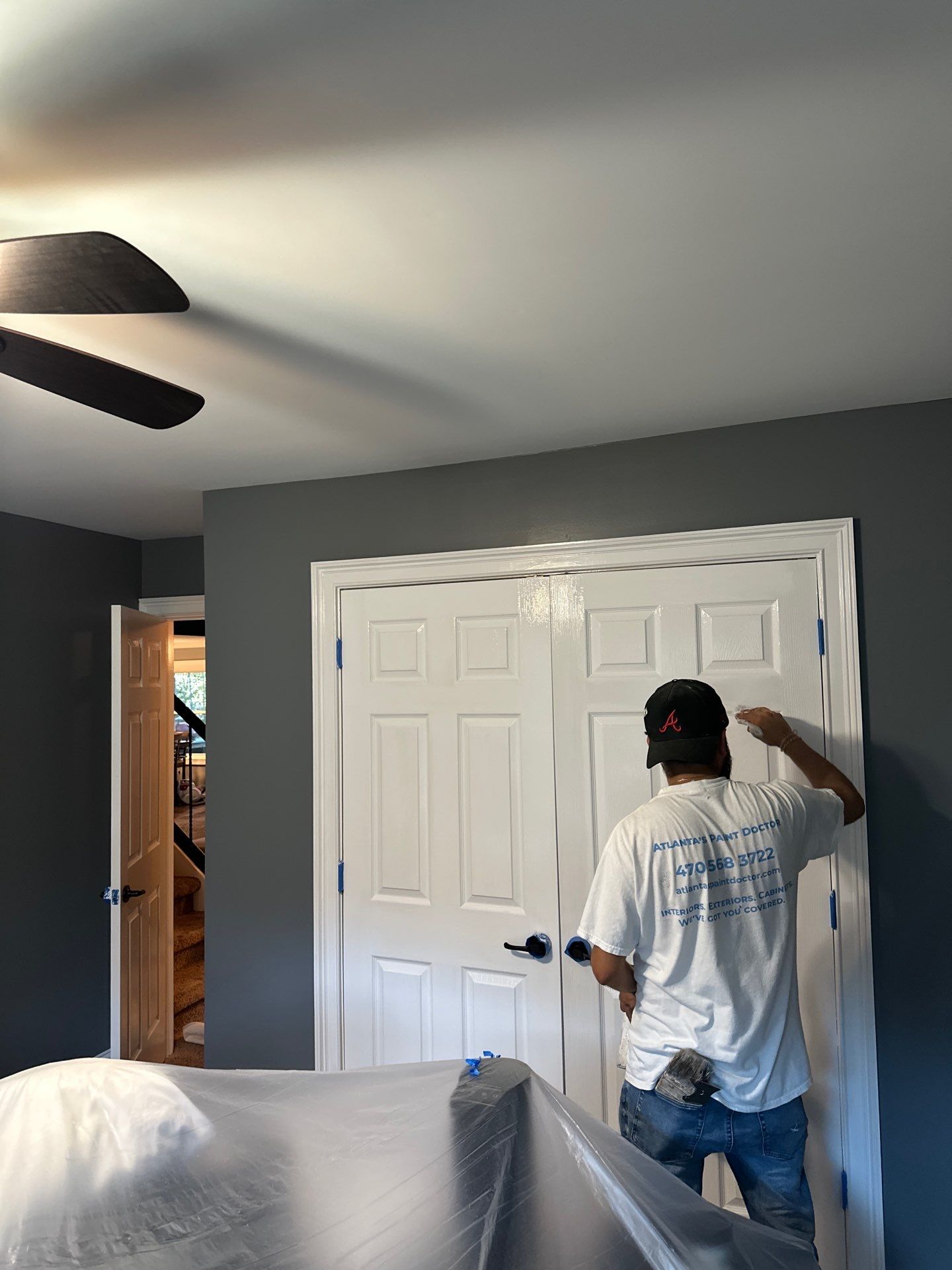Interior Maintenance Painting Project by Atlanta's Paint Doctor