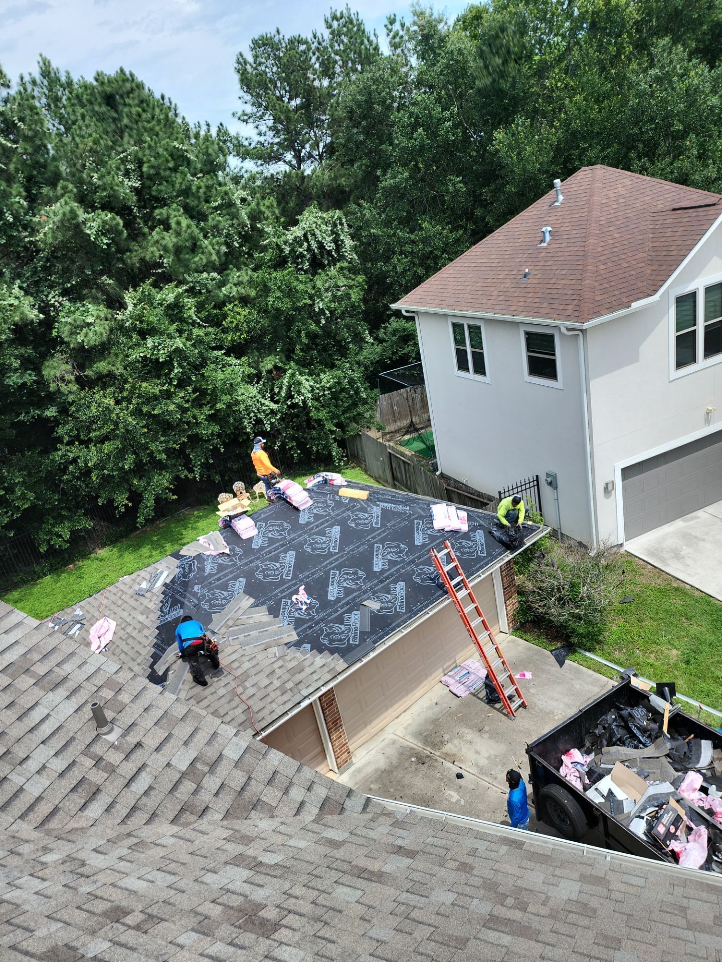 Residential Roofing Repair using Owen's Corning Duration (Lifetime) Shingles by Roof Repair Company