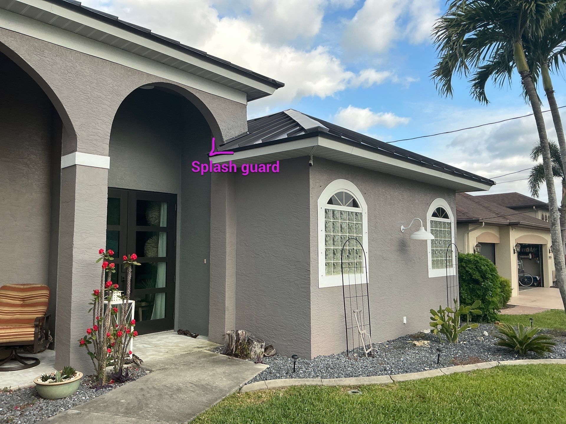 6 Inch Seamless Gutters using K-Style Seamless Gutters in Cape Coral FL by Gutter Professors