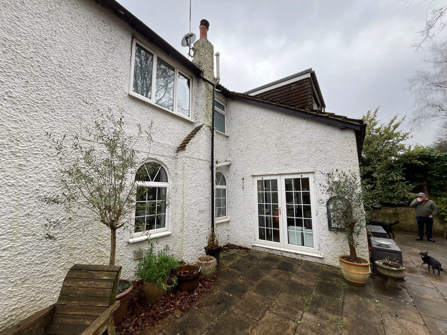 Render Clean using Pureseal Biocide by Ges Exterior Cleaning ltd