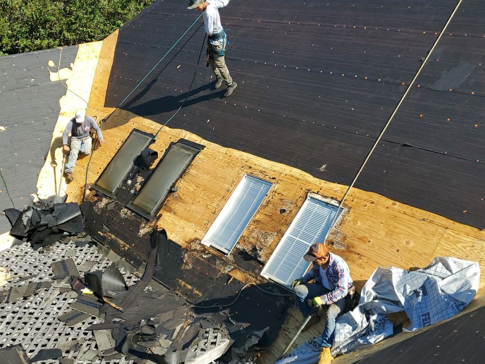 Residential Roofing Installation using Roof Replacement by American Roofing & Construction LLC