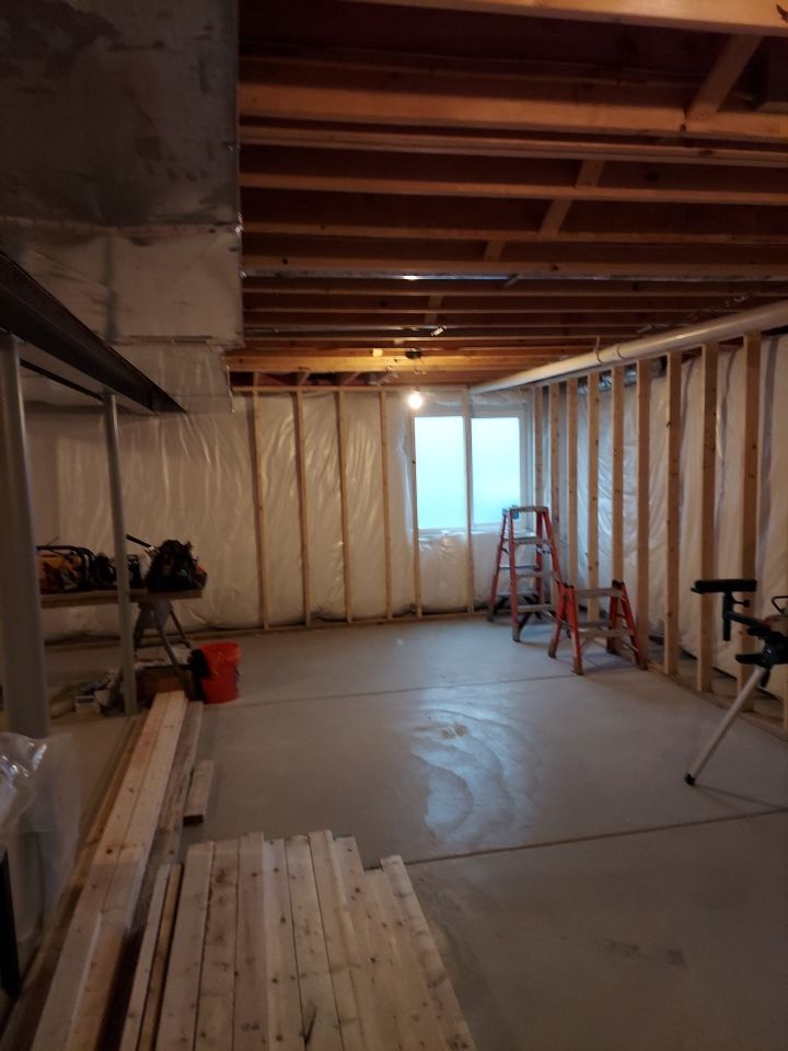 Basement Remodel by Ivy Lea Construction