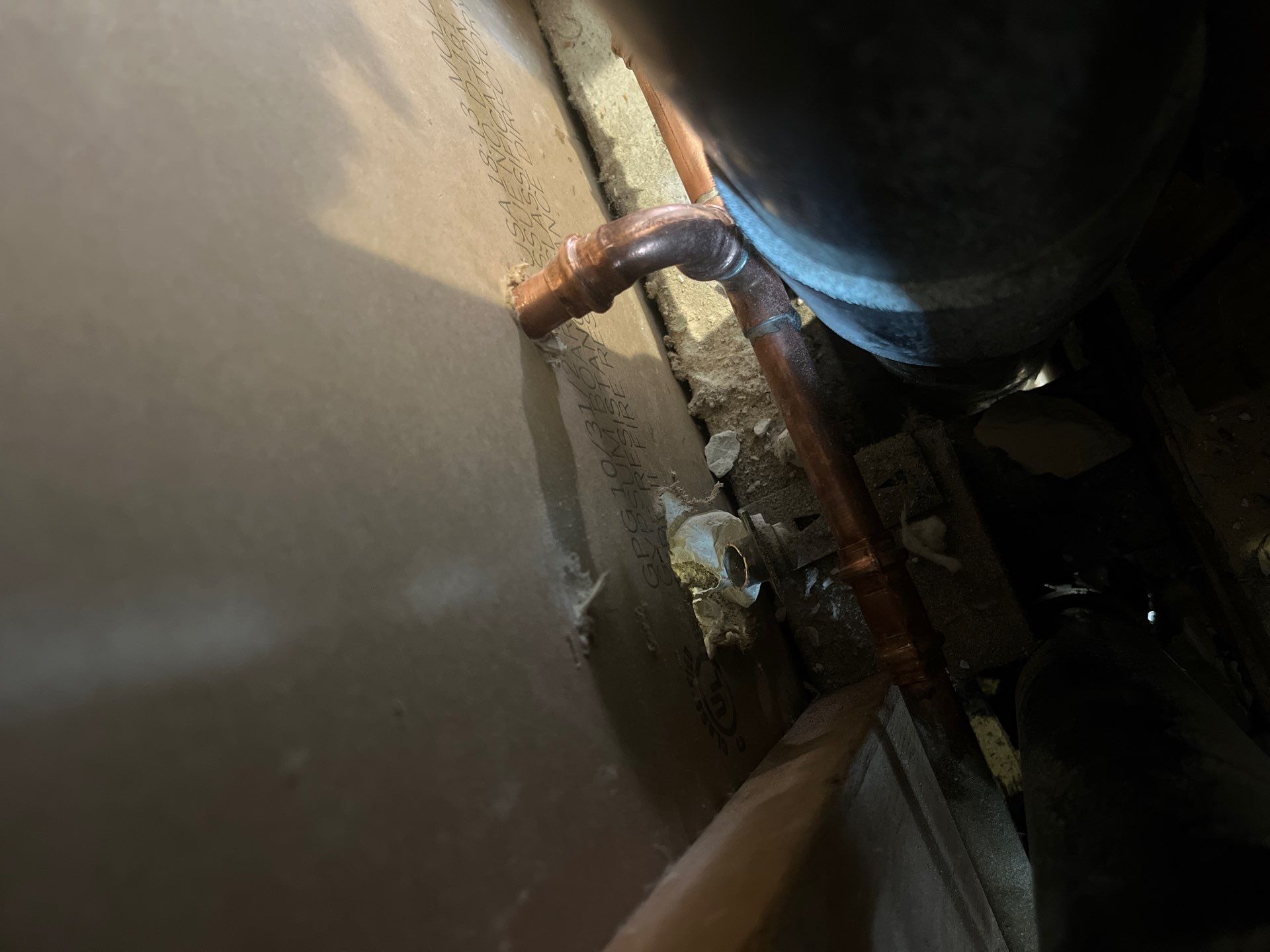 Installing New Piping. by Us Plumbing 