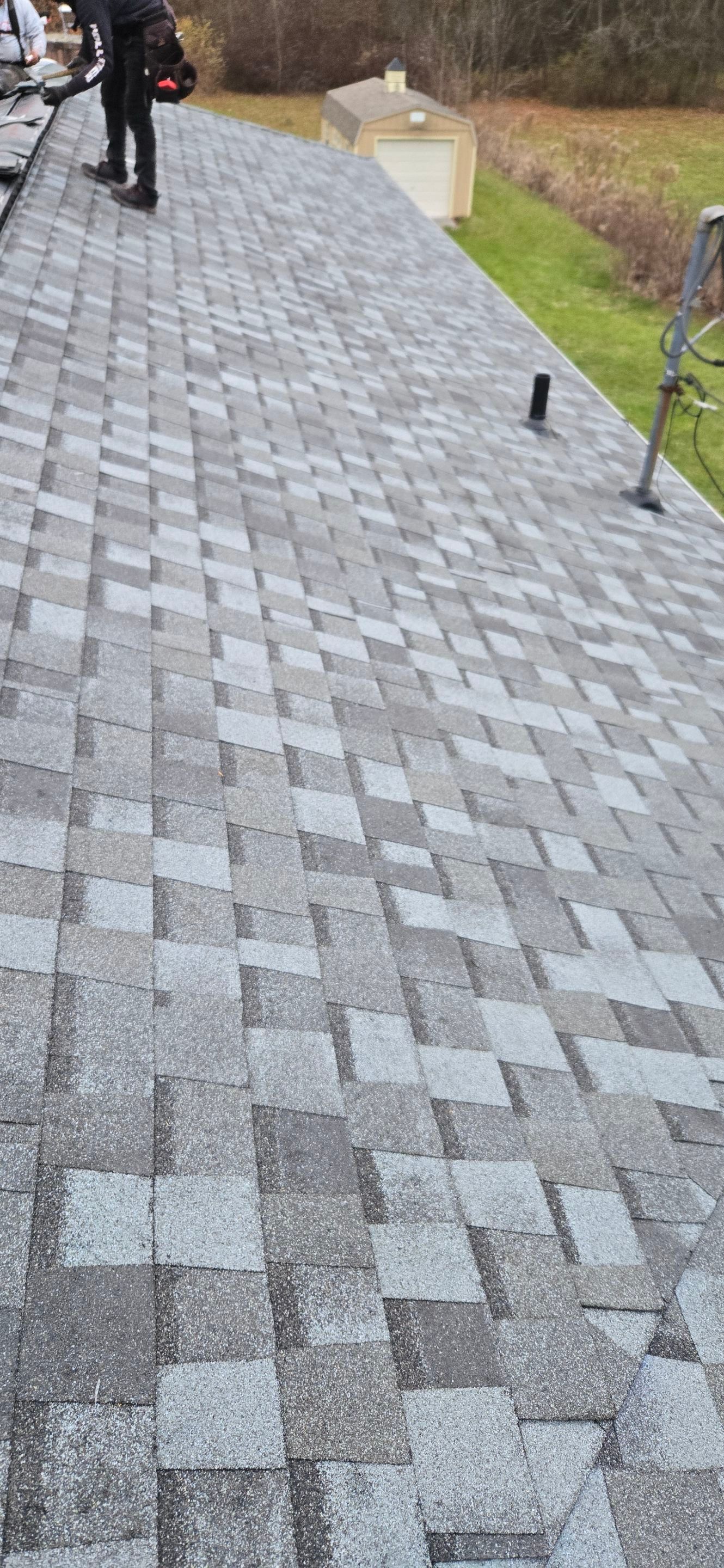 Dave F: Atlas Pinnacle, Color, Coastal Granite, Drip Edge, Color, Black by Eagle Eye Roofing