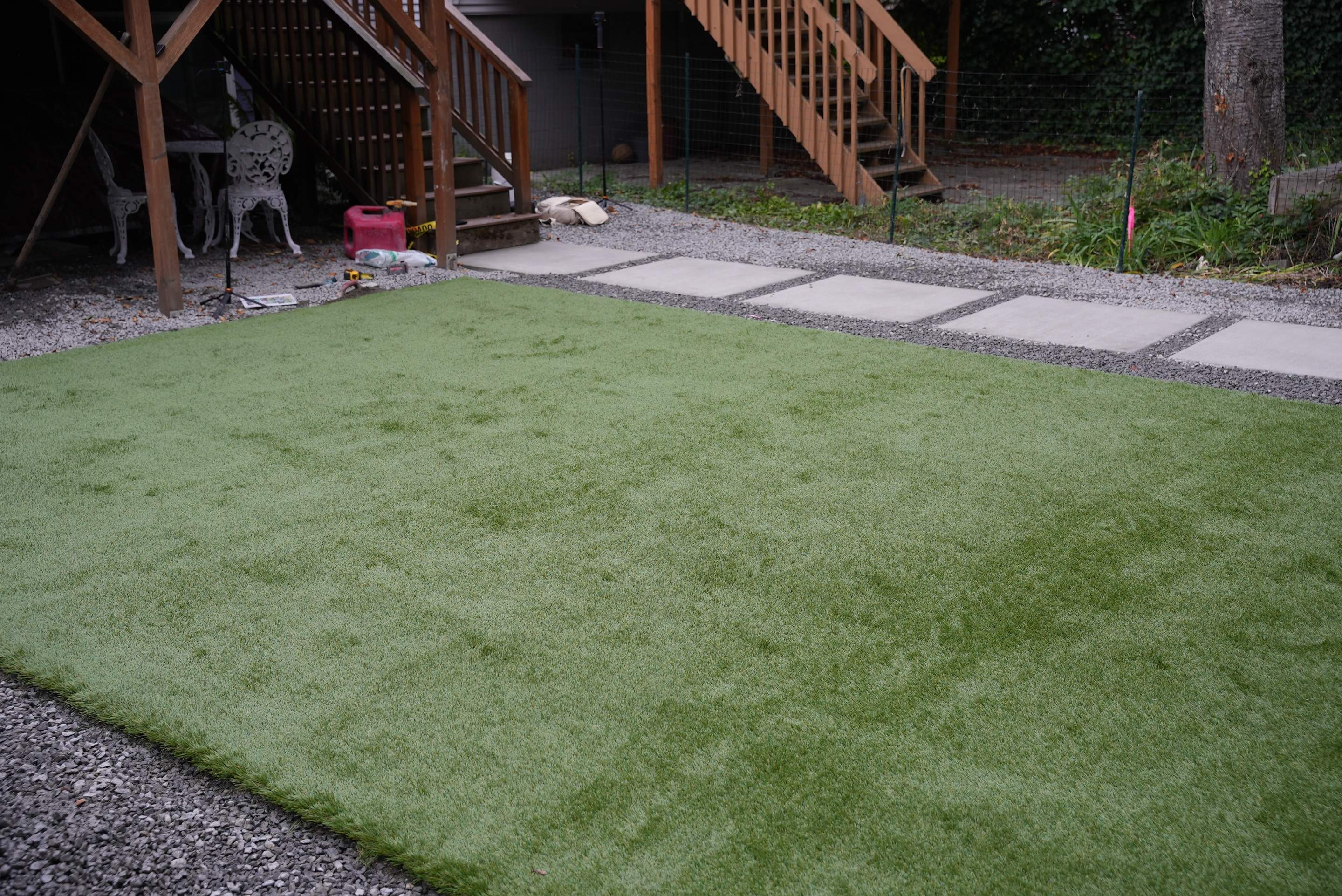 Turf Installation, Retaining Wall & Concrete Walkway | Seattle  by Jireh Asphalt & Concrete Inc 