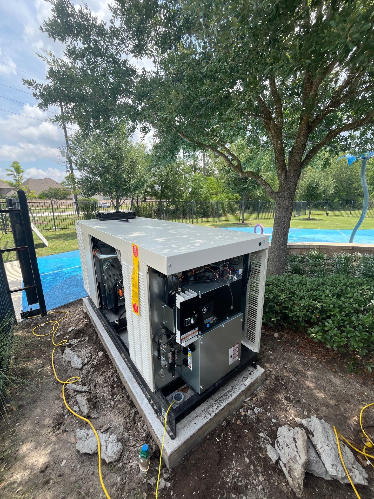 Residential Community Generator Installation - Spring, TX by GenTex Elite Services