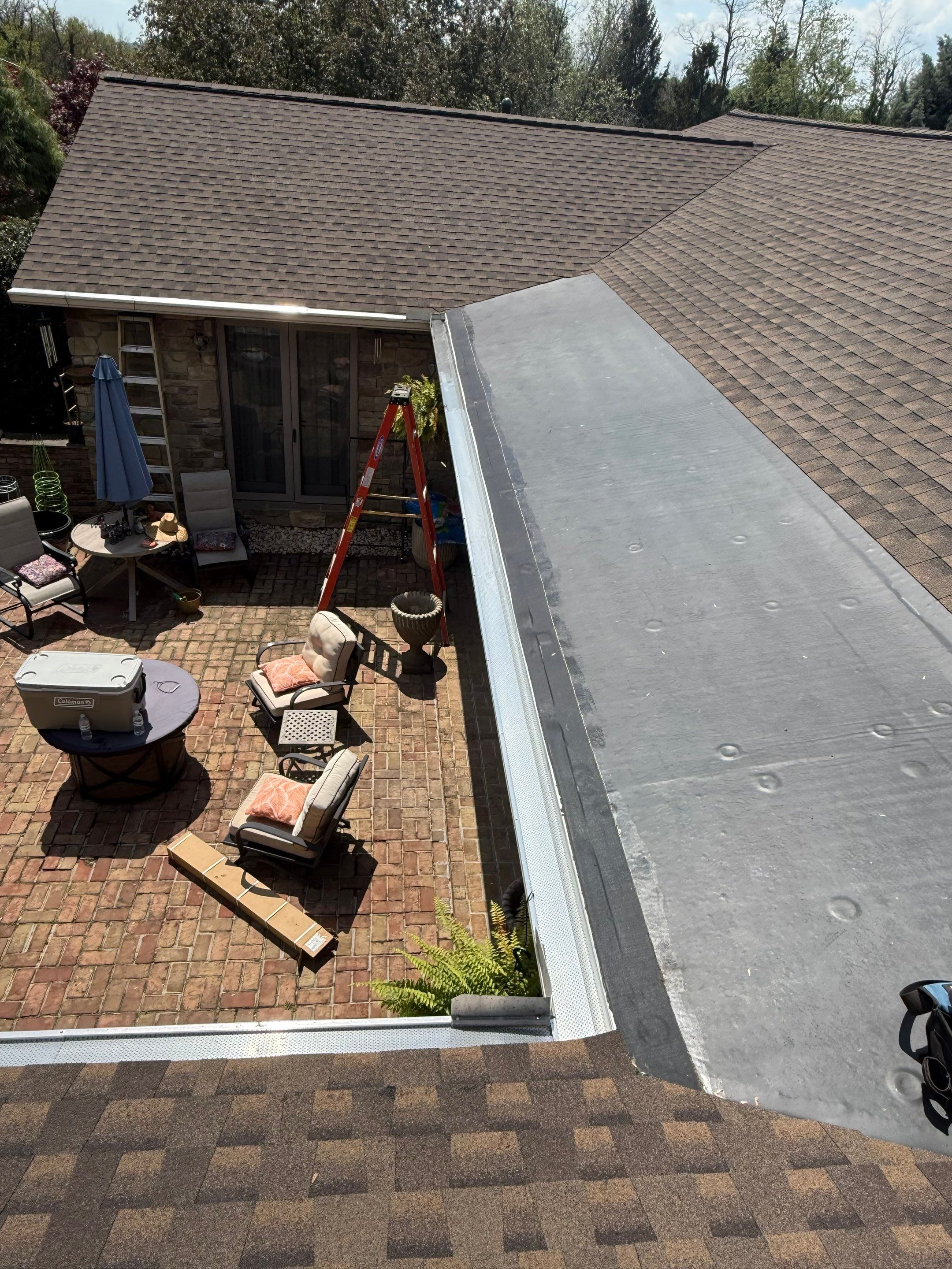 Residential Roofing Installation using Gaf Hdz Architectural Shingle by Teflon Roofing