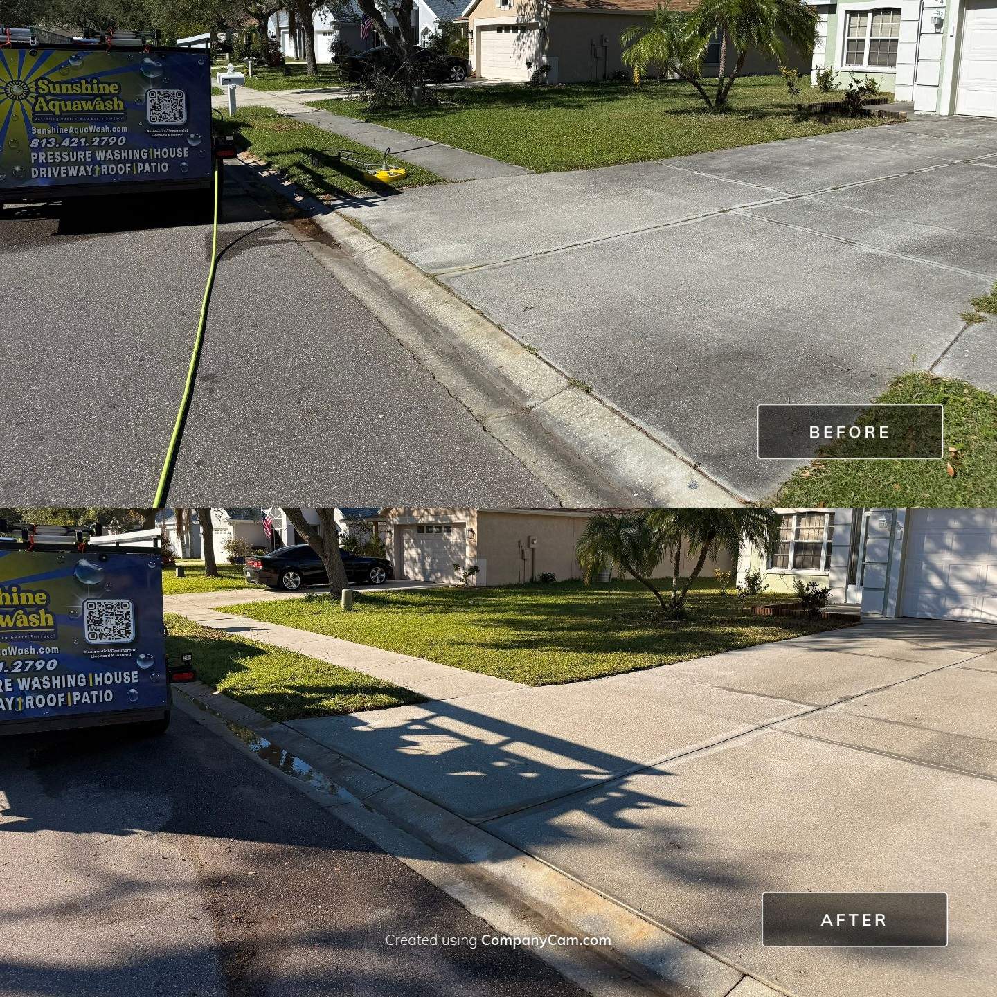 Complete Exterior Cleaning – Driveway, House Wash & More in Palmetto, FL by Sunshine AquaWash