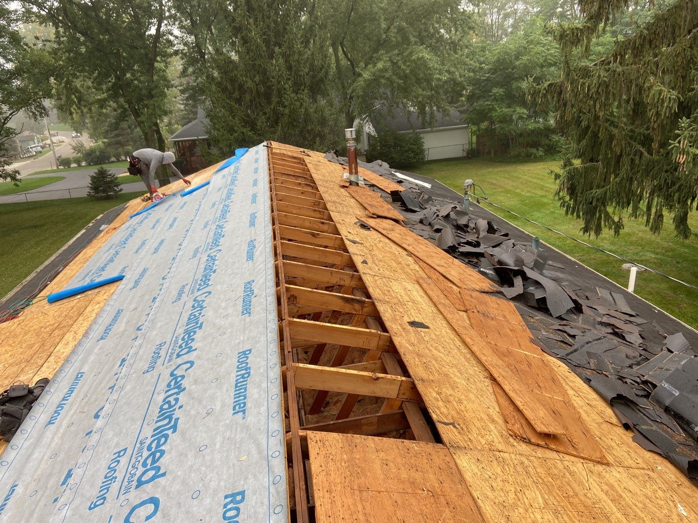 Roof Replacement using CertainTeed Landmark by 180 Contractors
