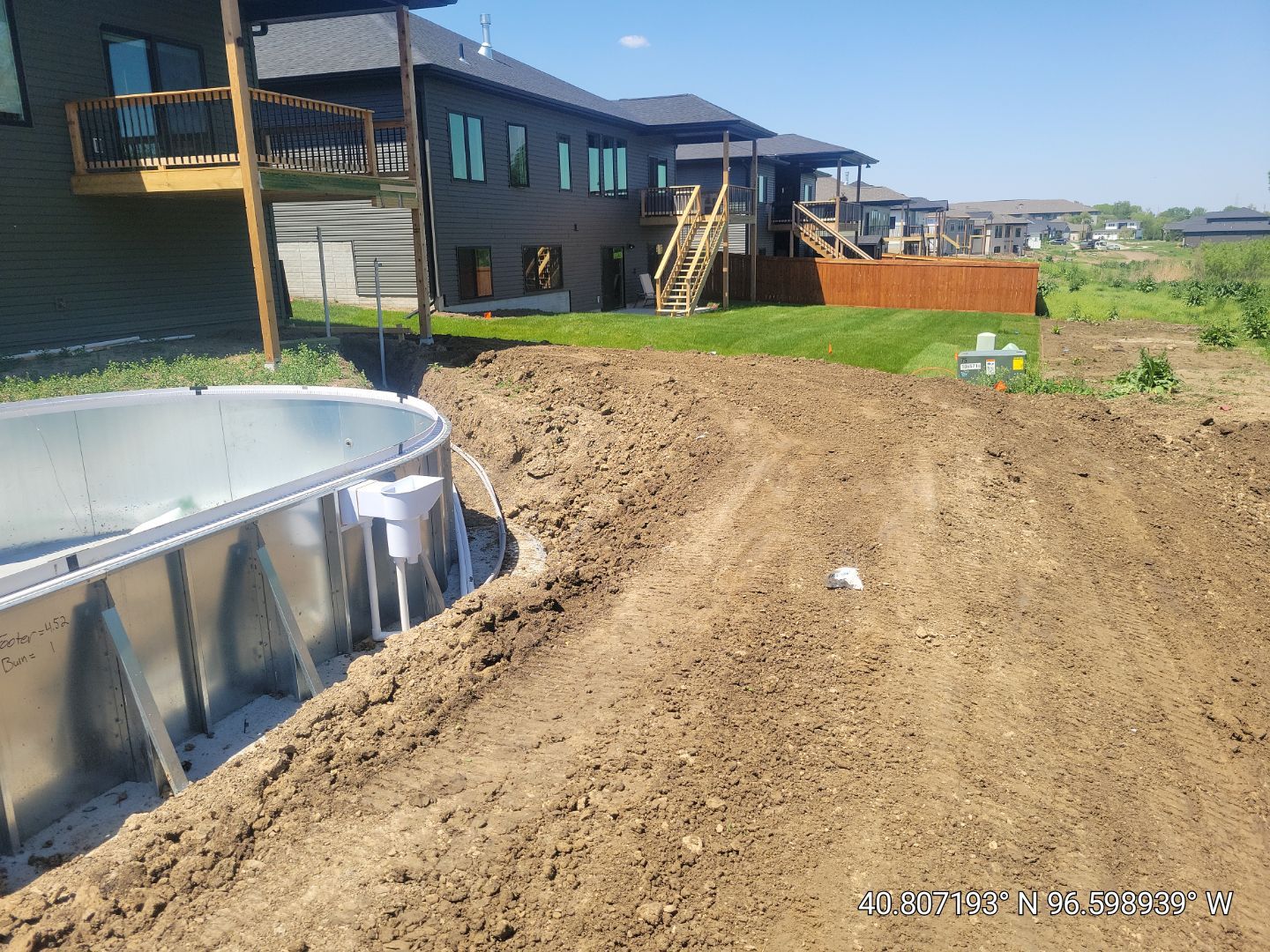 New Residential Construction - Paver, Putting Green, Pool by New Horizon Landscapes