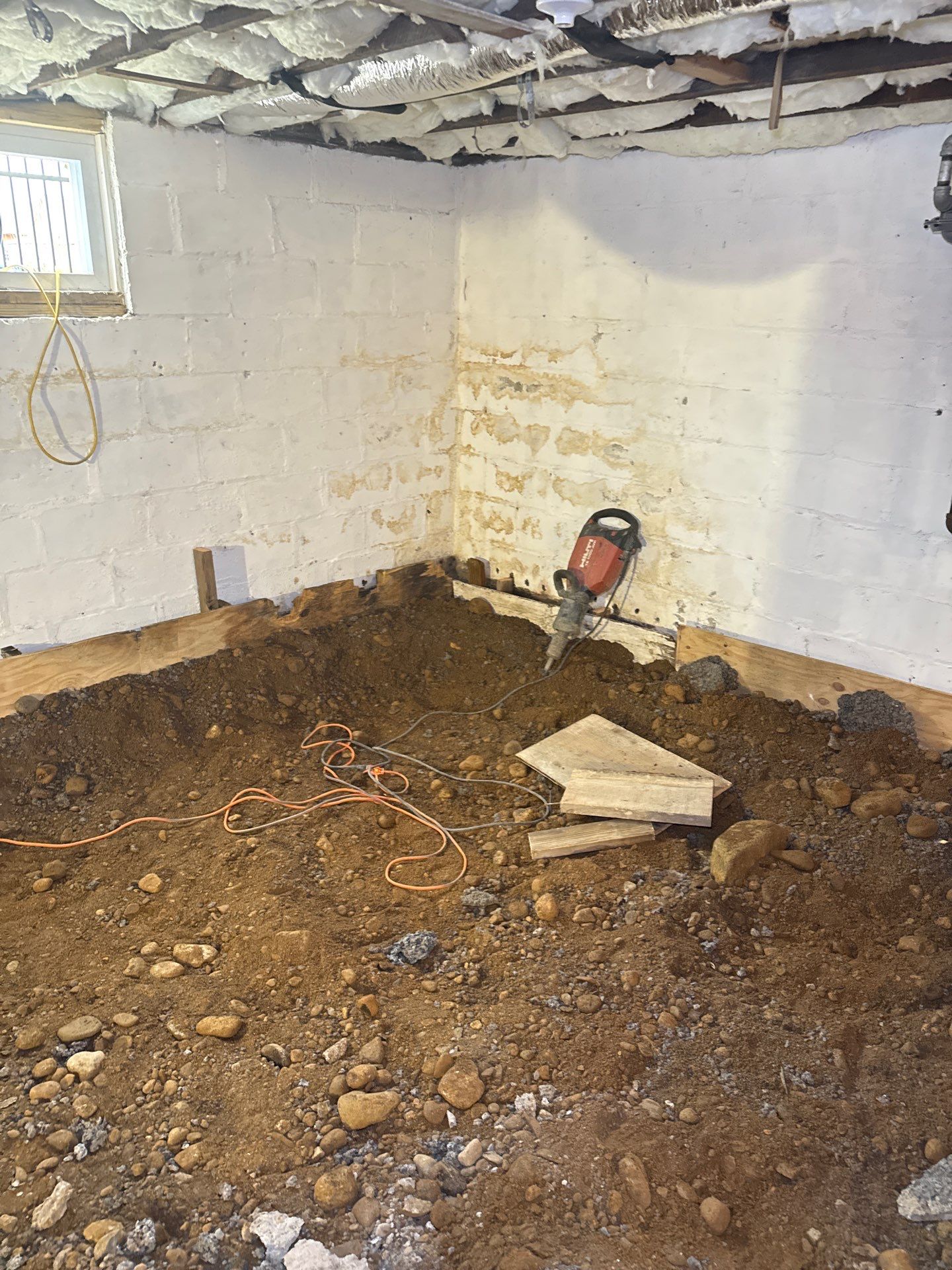 Concrete Floor Replacement and Interior French Drain Project in Morris Plains, New Jersey by Pure Service Pro, LLC 