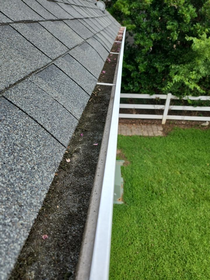 Gutter Cleaning using cleaner by G&H Home Tech Pros LLC
