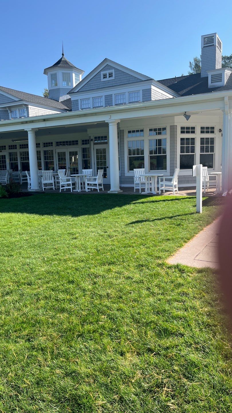 Gutter Installation using 6" K-Style Aluminum Gutter at Pine Hills Golf Course by Gutter Pro Enterprises