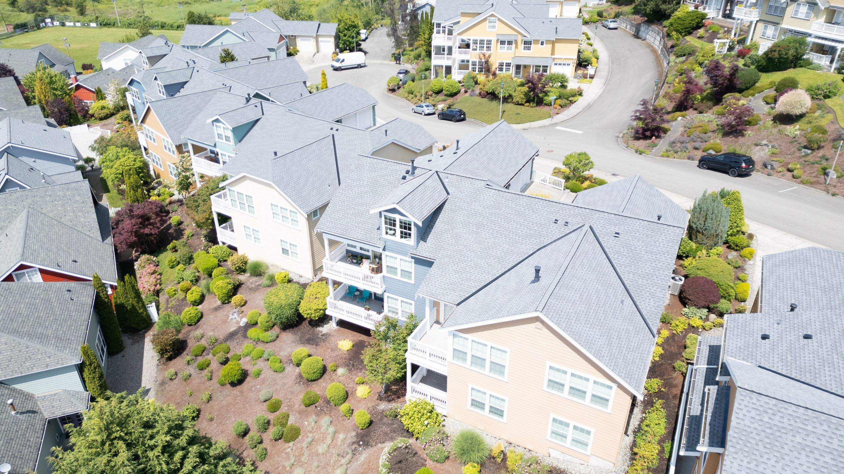 HOA Triplex Reroof Project (10) Buildings by Fields Roof Service Inc
