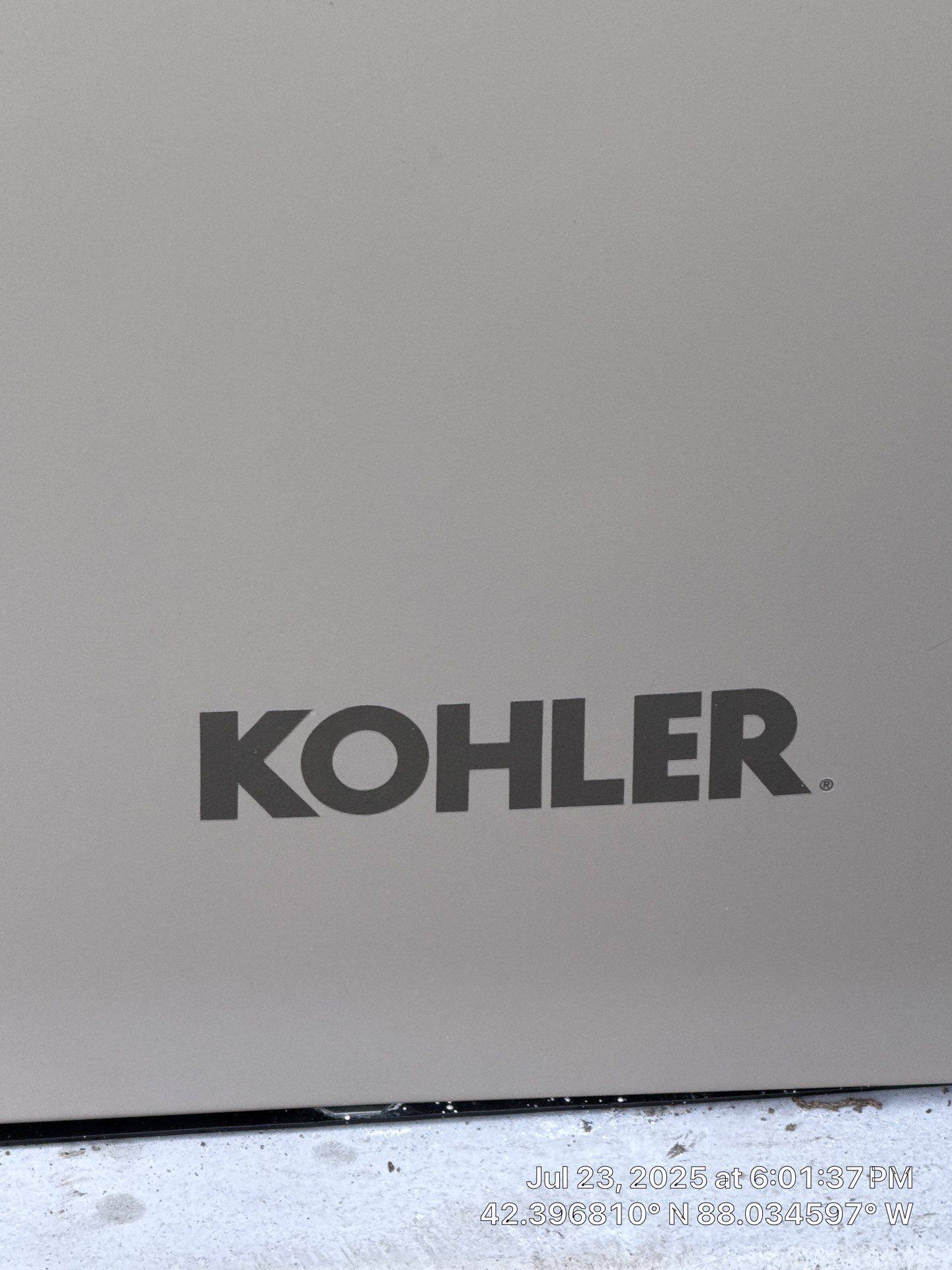 Installed Kohler 20kW RCA Generator with 100 Amp Transfer Switch – Lake Villa, IL by GSHA Services LTD