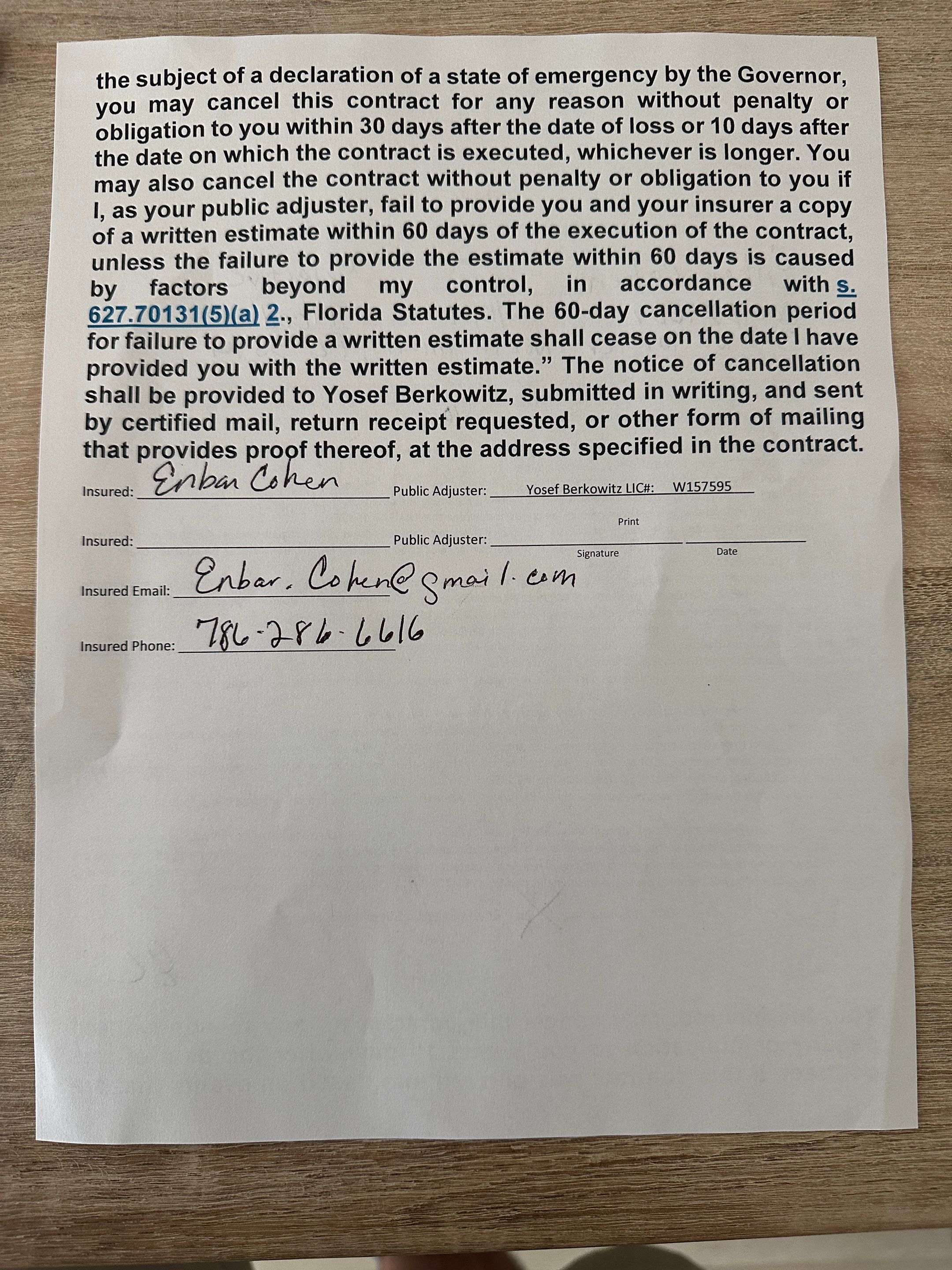 Water Damage Claim in North Miami by FLAPA & KeyStone