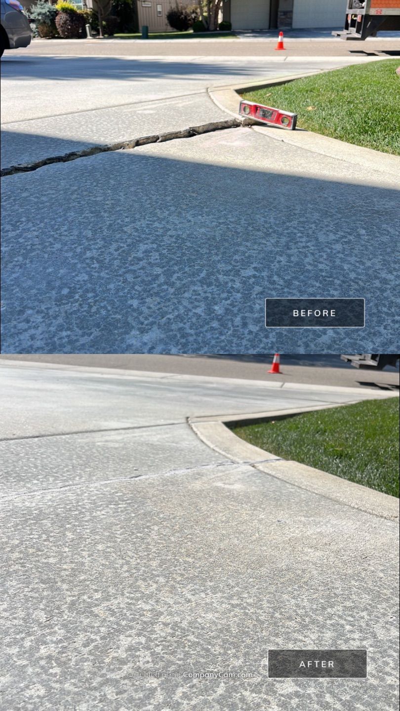 Trip Hazard Repair for Kari in Boise by Mr. Mudd Concrete