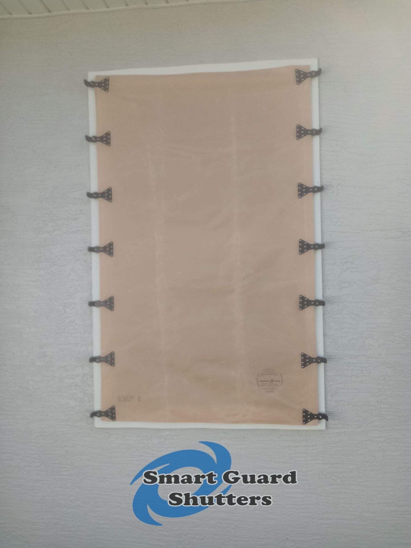 Hurricane Fabric in Tan by Smart Guard Shutters