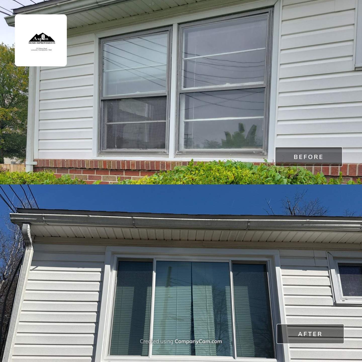 Double Hung Windows Installation Start to Brand Ambassador by Aspen Home Improvements