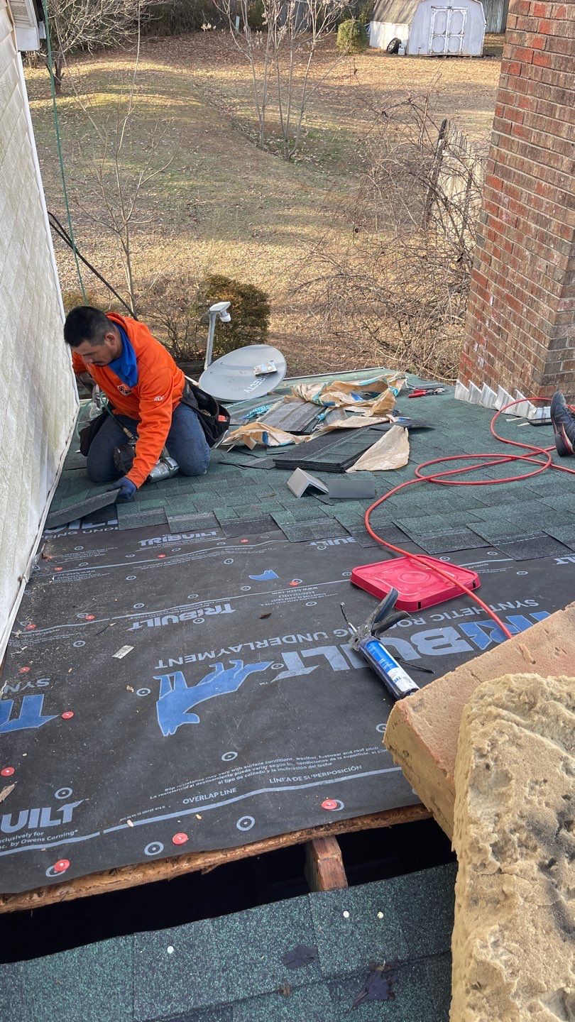 Roof replacement and interior repair by hail and wind damage by Just Brilliant Restoration JBR