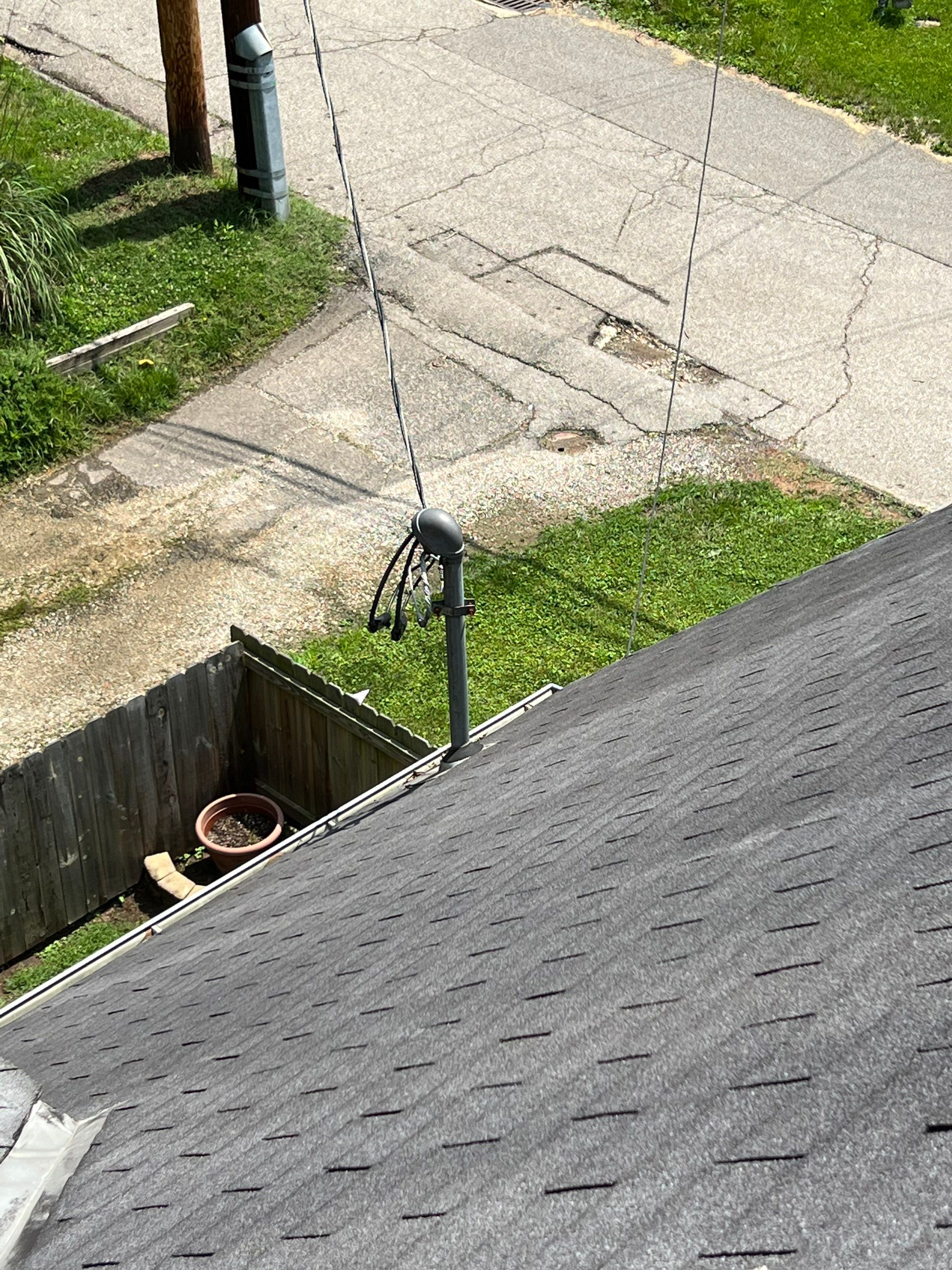 Residential Roofing Installation using Certainteed Landmark Shingles Moire Black Color by Secure Construction Company Inc