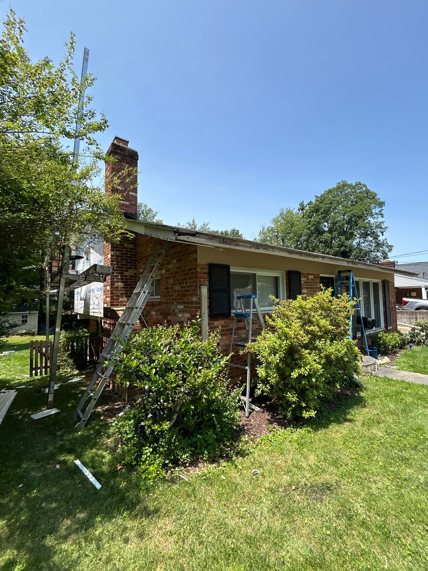 Fairfax: Residential Siding Replacement with CertainTeed 8" Board and Batten Siding in Desert Tan by RM Banning, Inc.