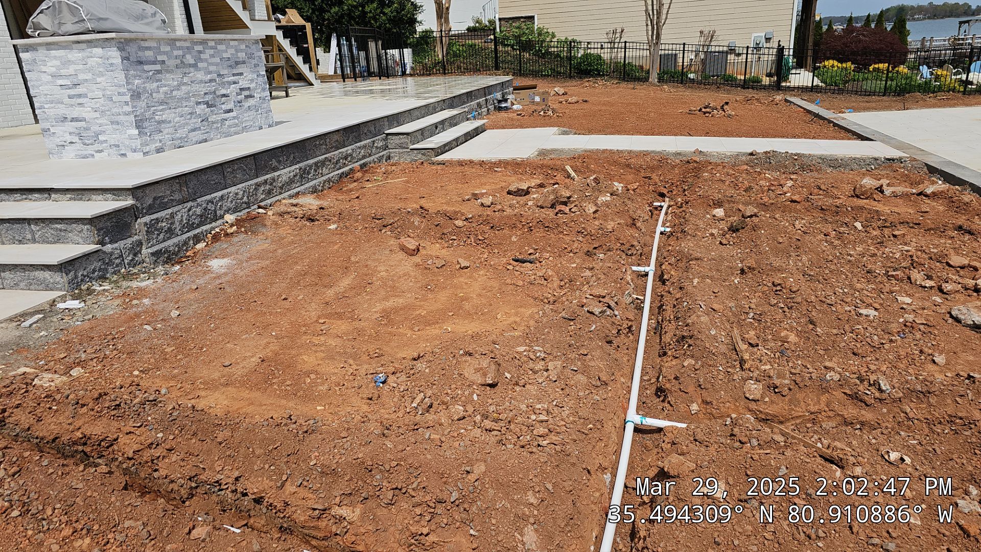 Hardscape Installation using Irrigation by Carolina-Metro Landscape, Inc