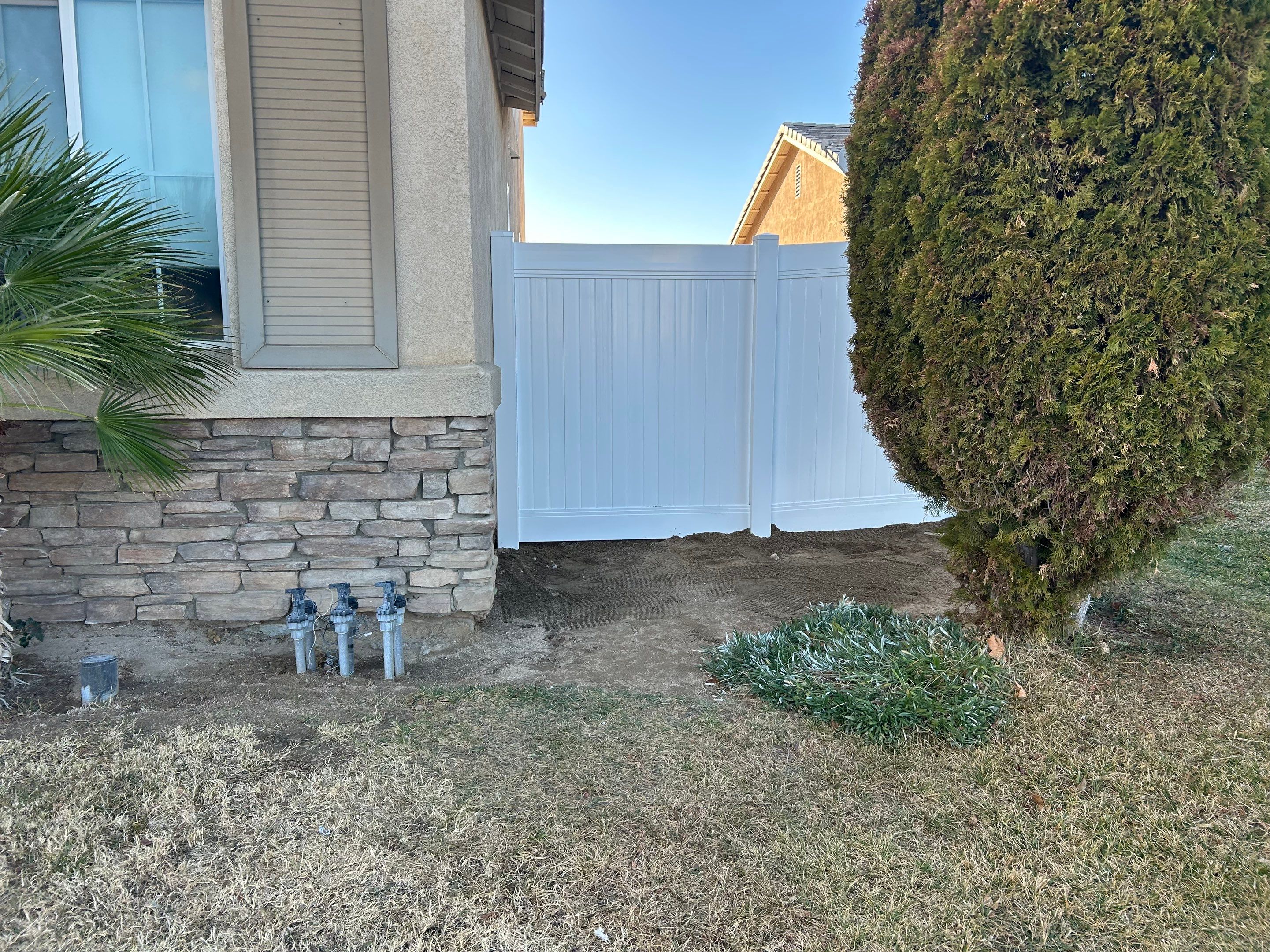 6ft White Privacy Vinyl by Fence Guys Inc.