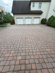 Paver Sealing & Polymeric Sand in Randolph, NJ — Gallo Bros job photo