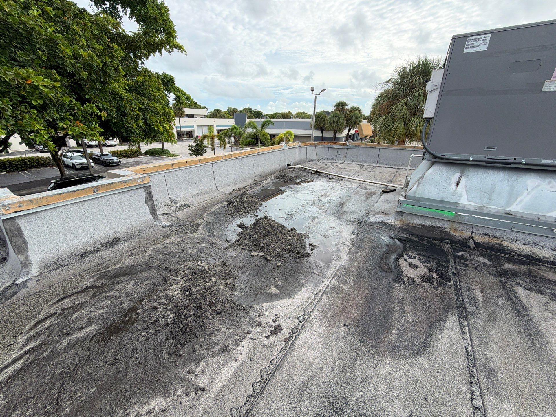Commercial Roof Restoration and HVAC Flashing Repairs in Pompano Beach by Roof King LLC
