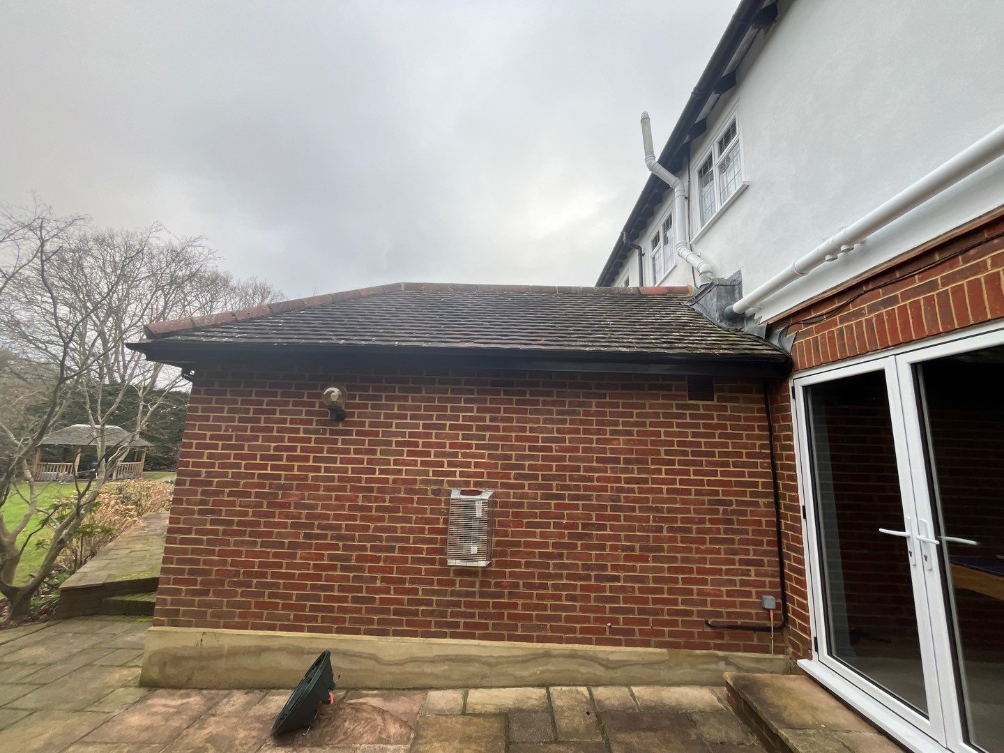 Exterior Clean - Roof - Patio - Driveway using Mosmatic FSC and Biocide by Ges Exterior Cleaning ltd