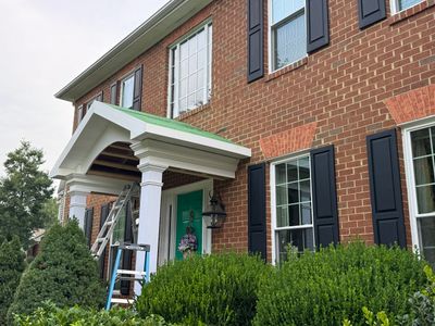 Standing Seam Metal Porch Roof Installation in Mechanicsville, VA